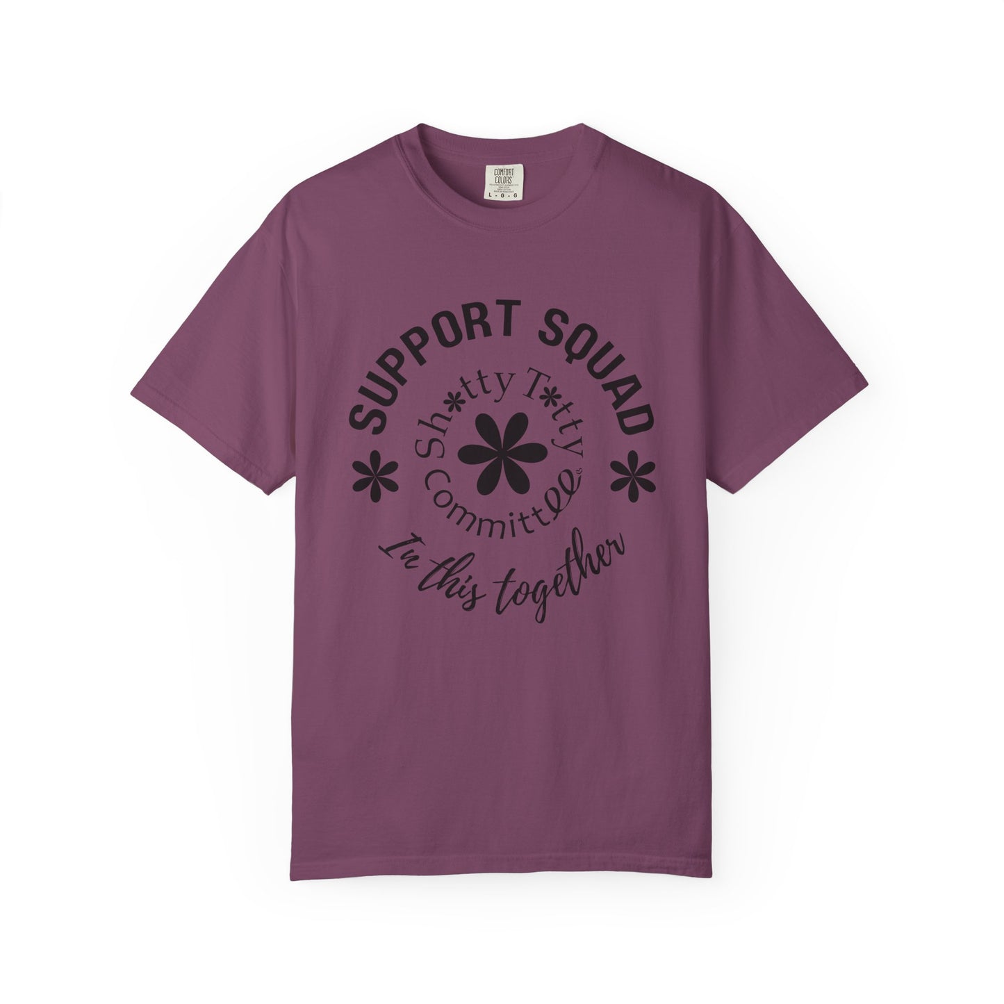 Global Fulfilment - BIG Love Support Squad T-Shirt - Black Logo
