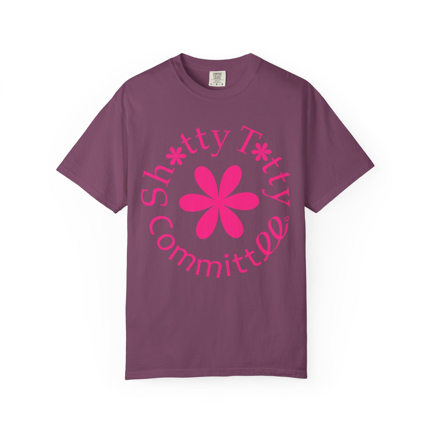 Global Fulfilment - In Ya Face Shitty Titty Tee - Pink Logo