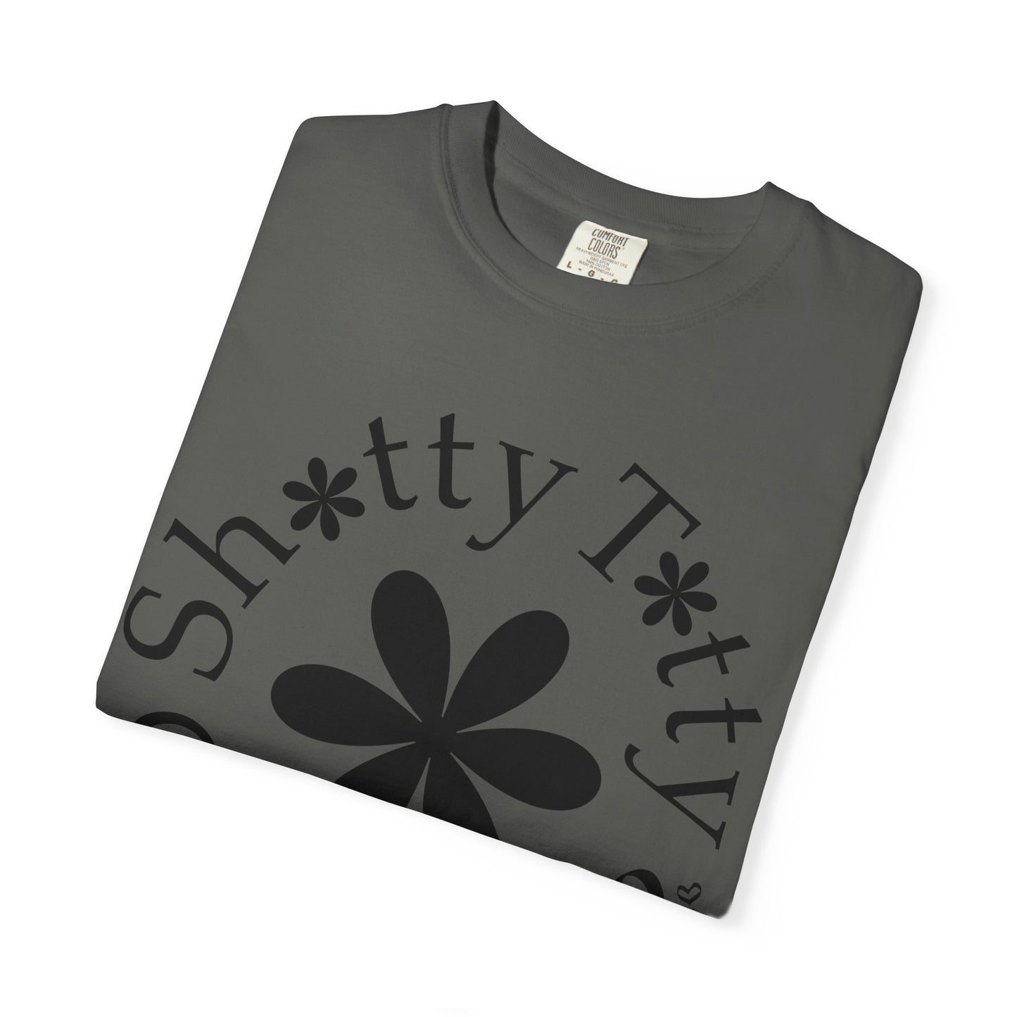 Global Fulfilment - Shitty Titty In Ya Face Tee - Black Logo