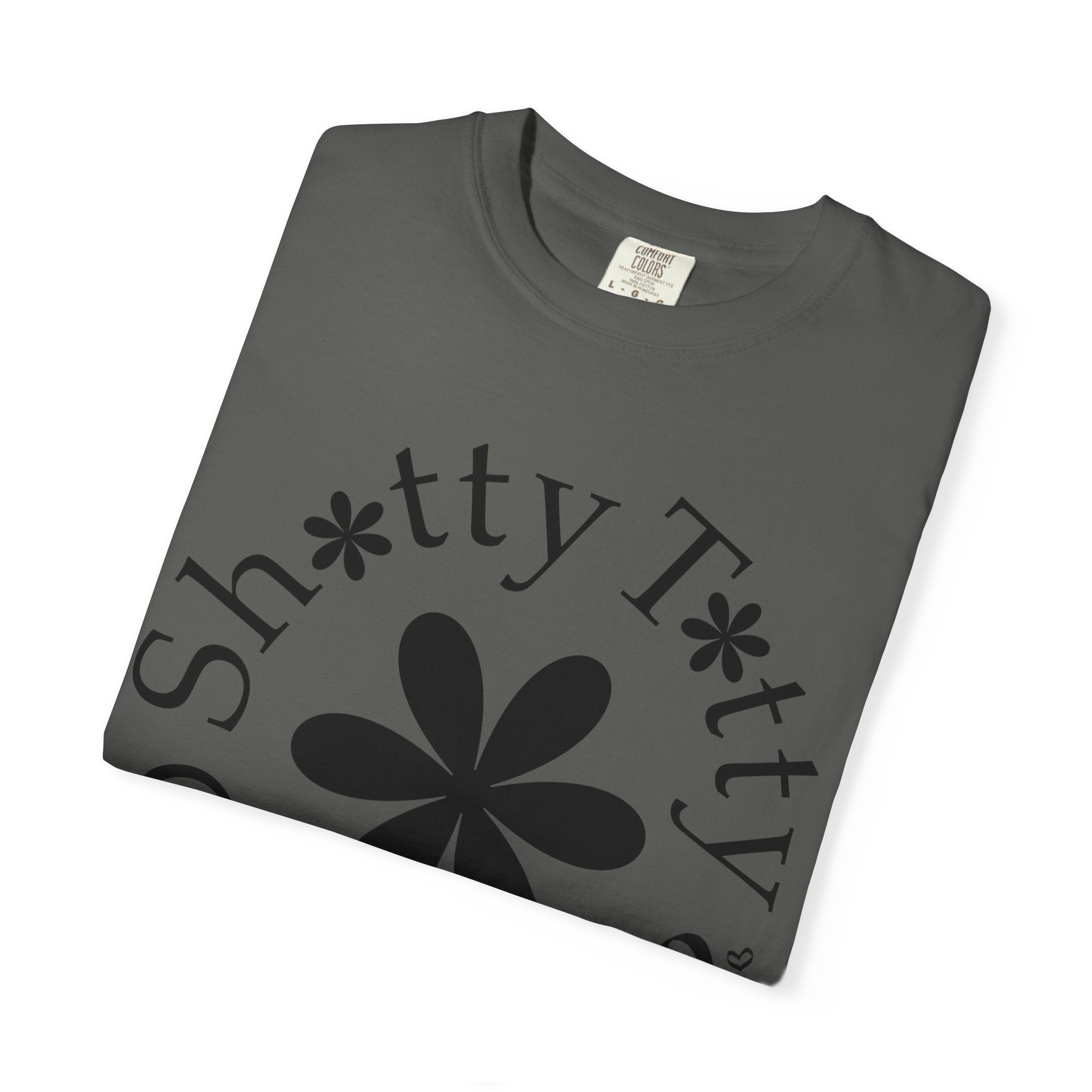 Global Fulfilment - Shitty Titty In Ya Face Tee - Black Logo