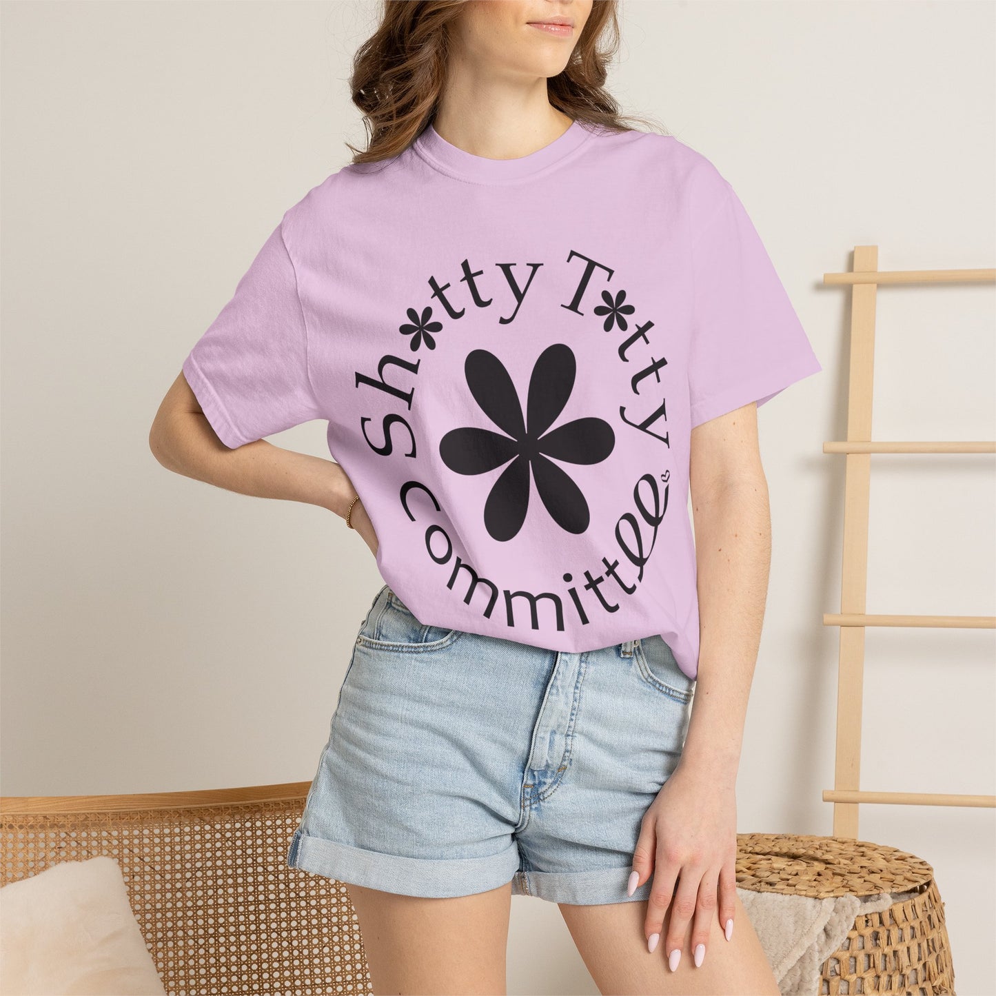 Global Fulfilment - Shitty Titty In Ya Face Tee - Black Logo