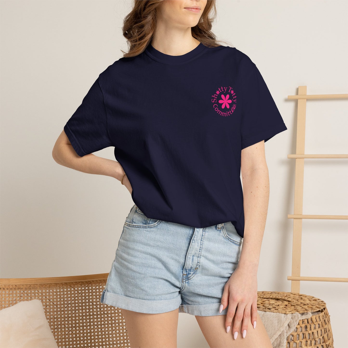 Global Fulfilment - Itty Bitty Shitty Titty Tee - Pink Logo