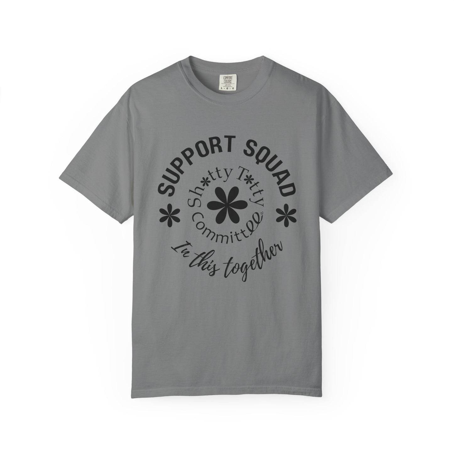 Global Fulfilment - BIG Love Support Squad T-Shirt - Black Logo