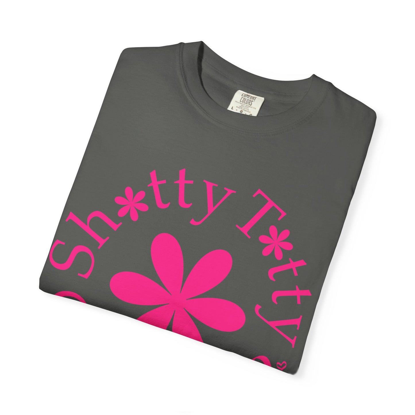 Global Fulfilment - In Ya Face Shitty Titty Tee - Pink Logo