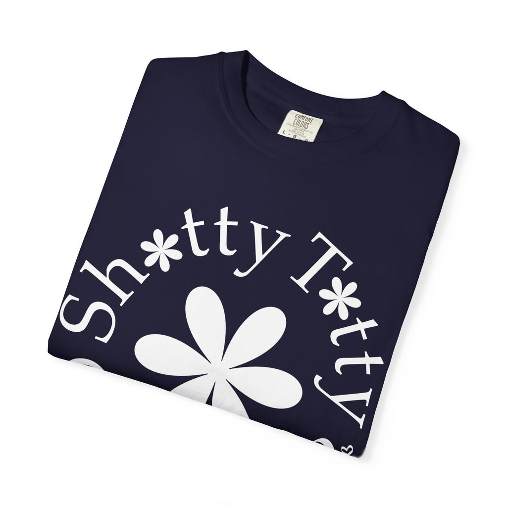 Global Fulfilment - In Ya Face Shitty Titty Tee - White Logo