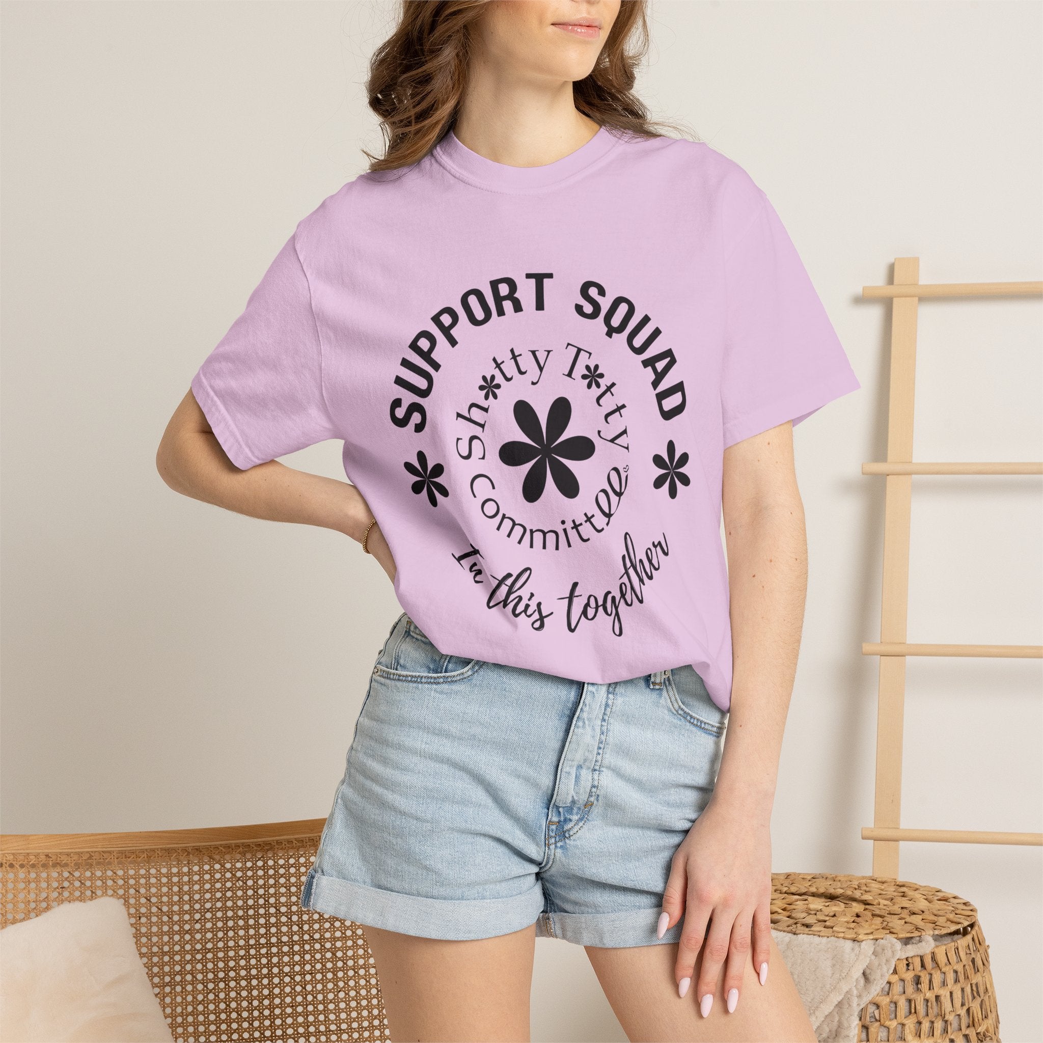 Global Fulfilment - BIG Love Support Squad T-Shirt - Black Logo