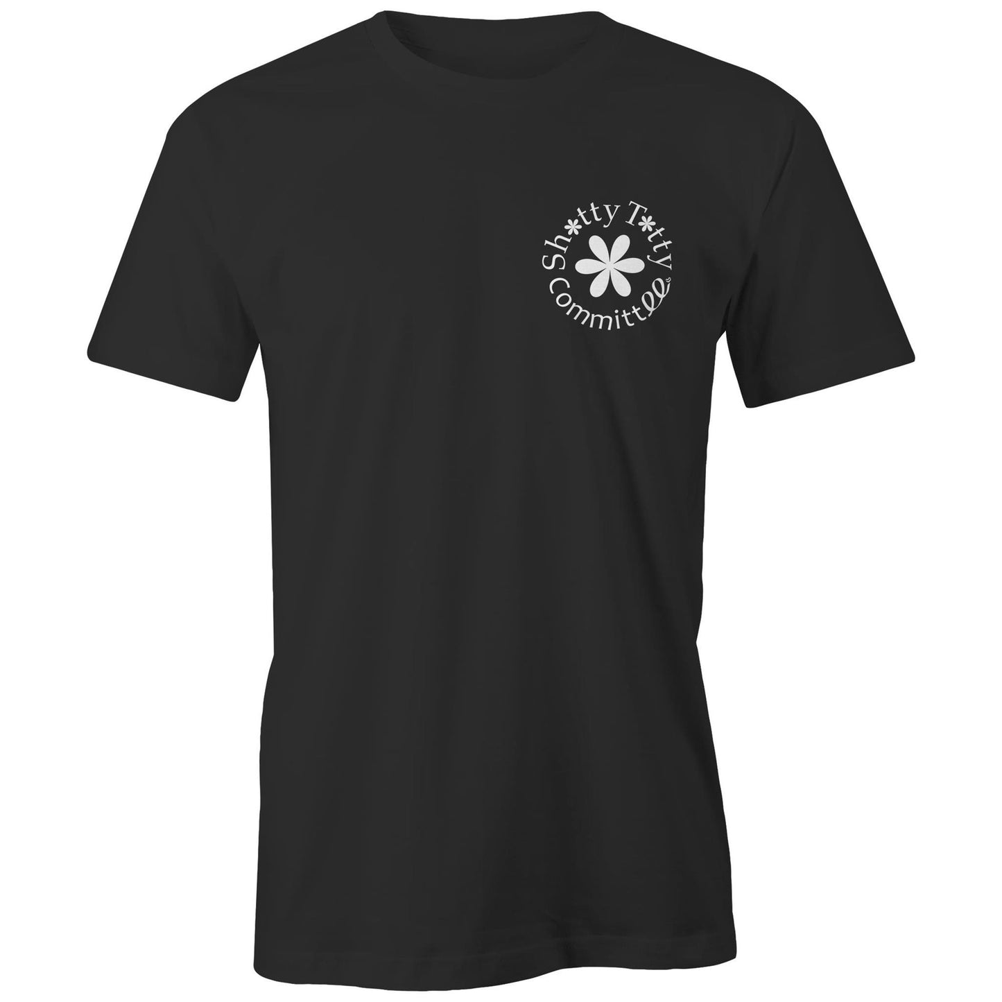 Men get Shitty Titties too (white logo)