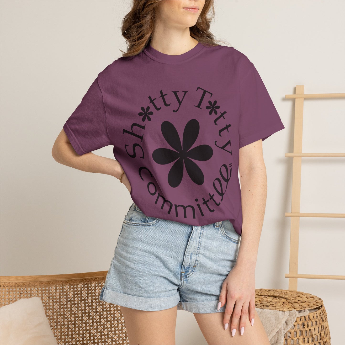 Global Fulfilment - Shitty Titty In Ya Face Tee - Black Logo