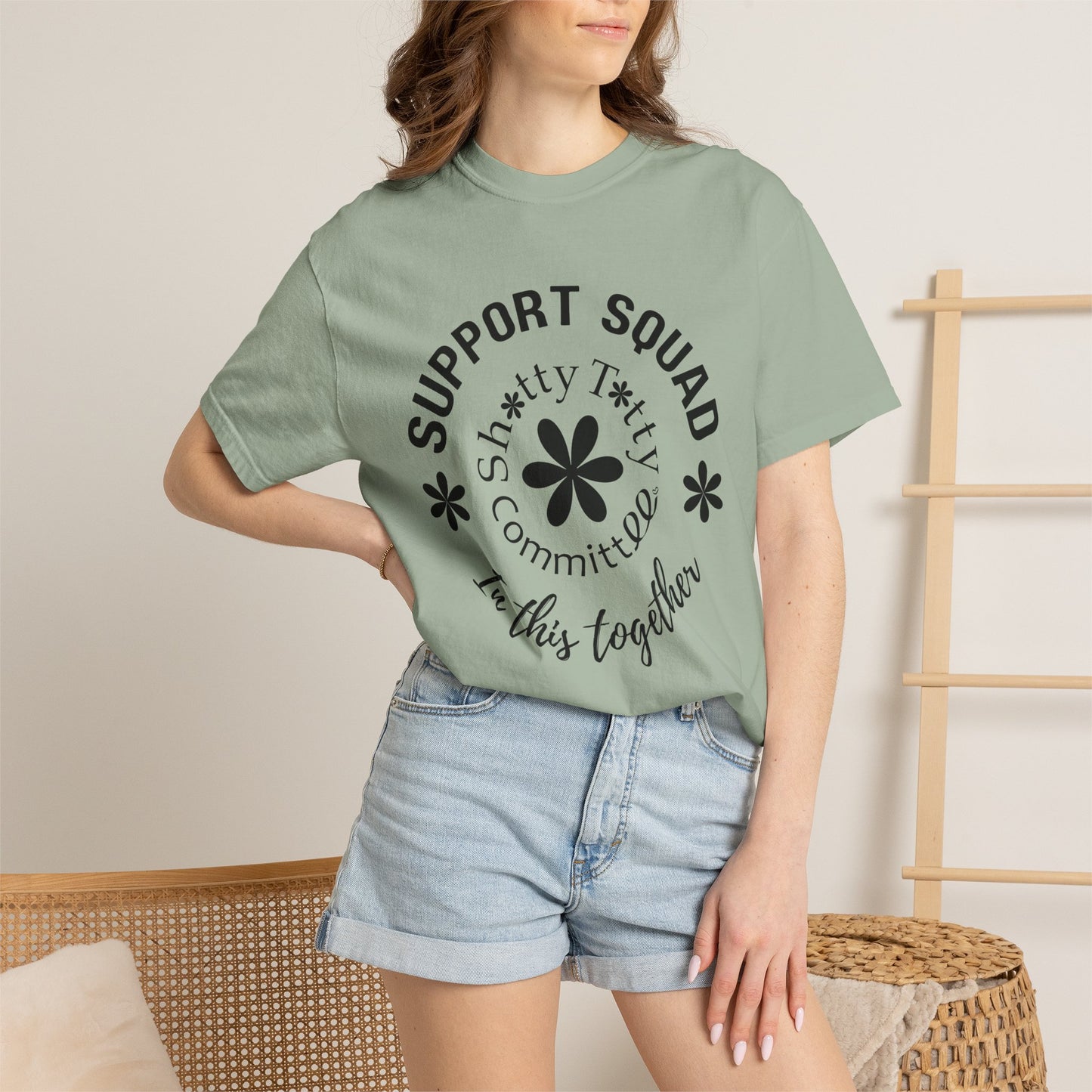 Global Fulfilment - BIG Love Support Squad T-Shirt - Black Logo