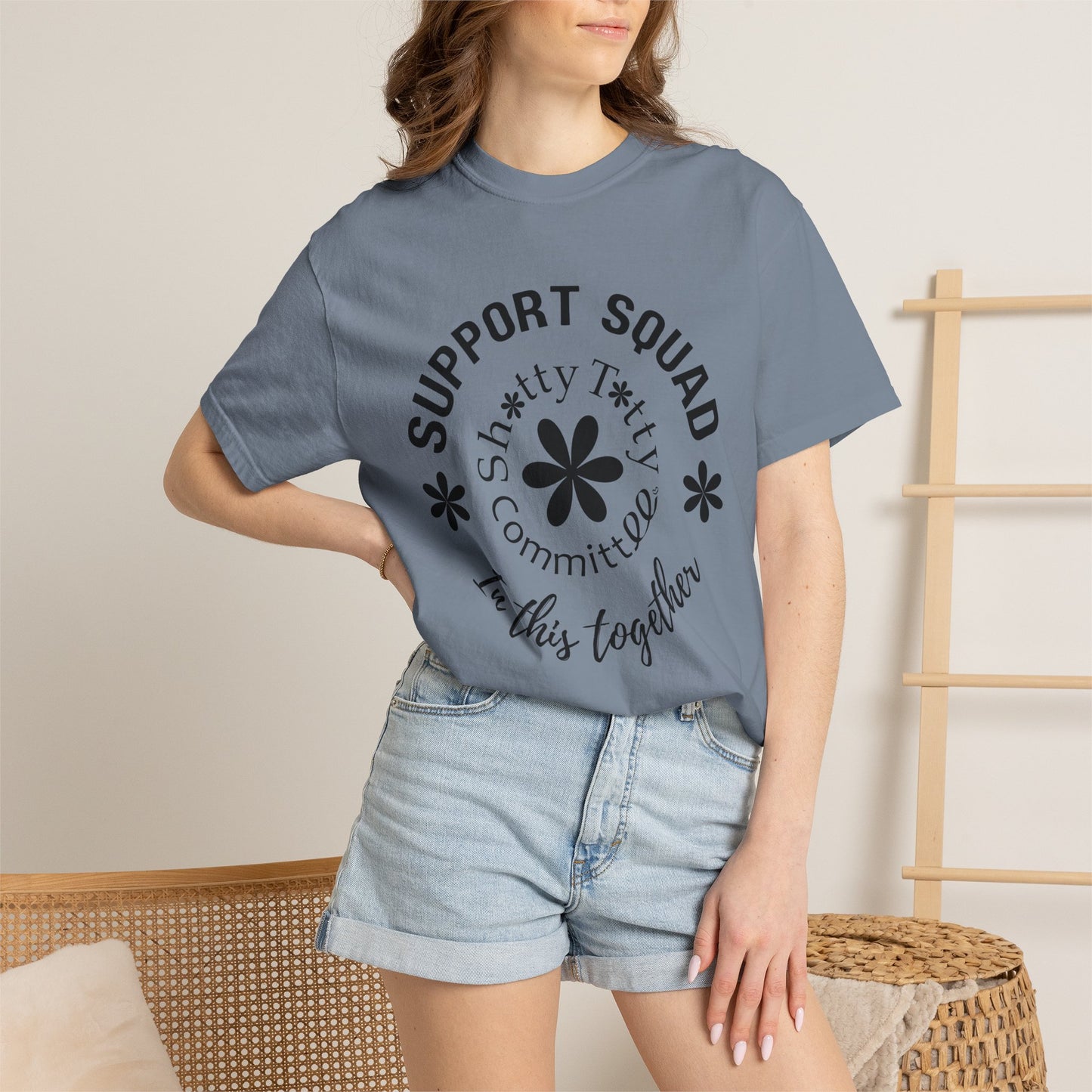 Global Fulfilment - BIG Love Support Squad T-Shirt - Black Logo