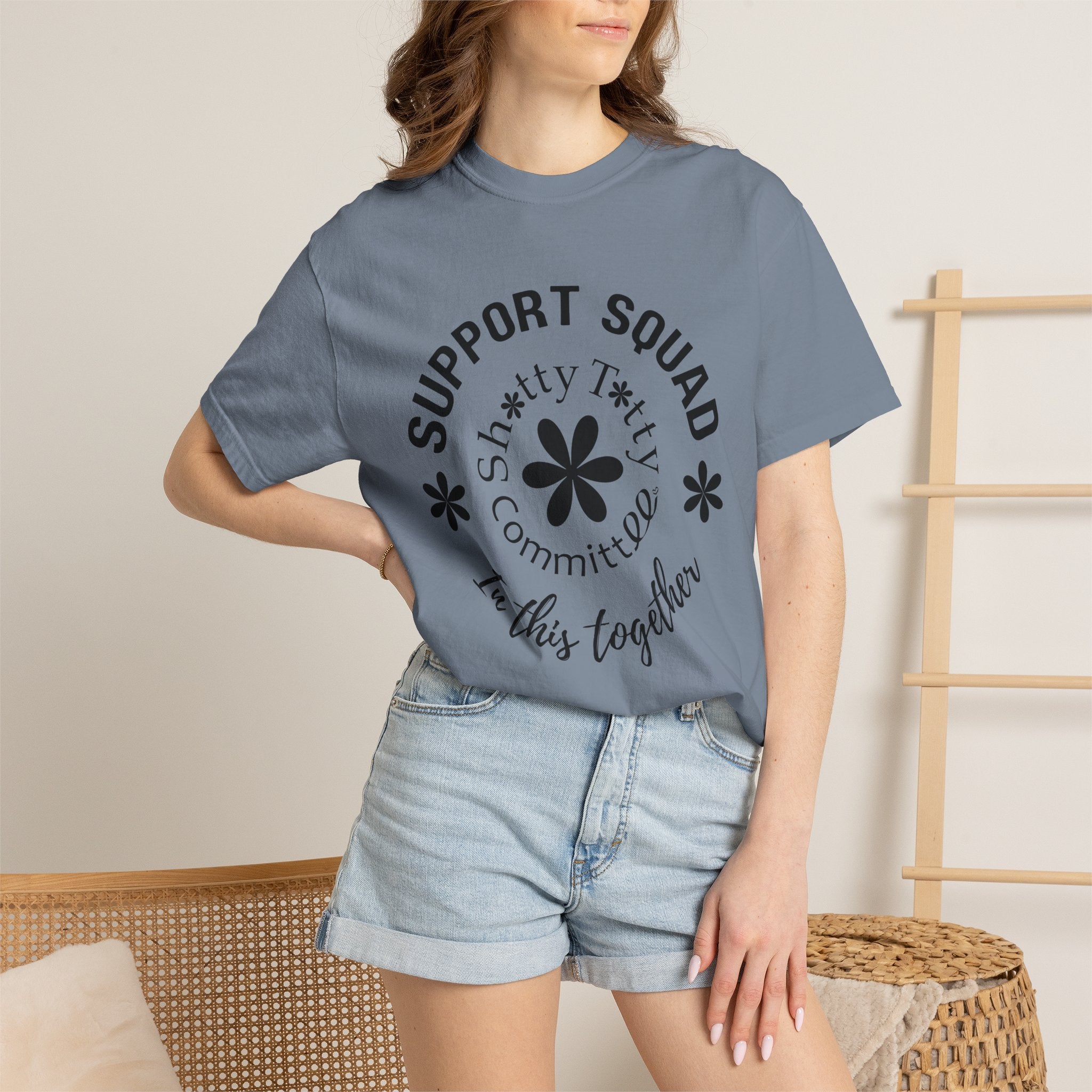 Global Fulfilment - BIG Love Support Squad T-Shirt - Black Logo