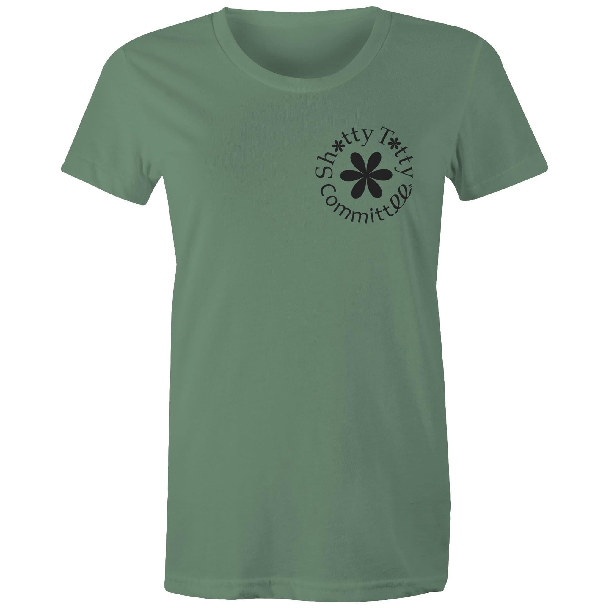 Itty Bitty Titty Tee (Gals Black Logo)