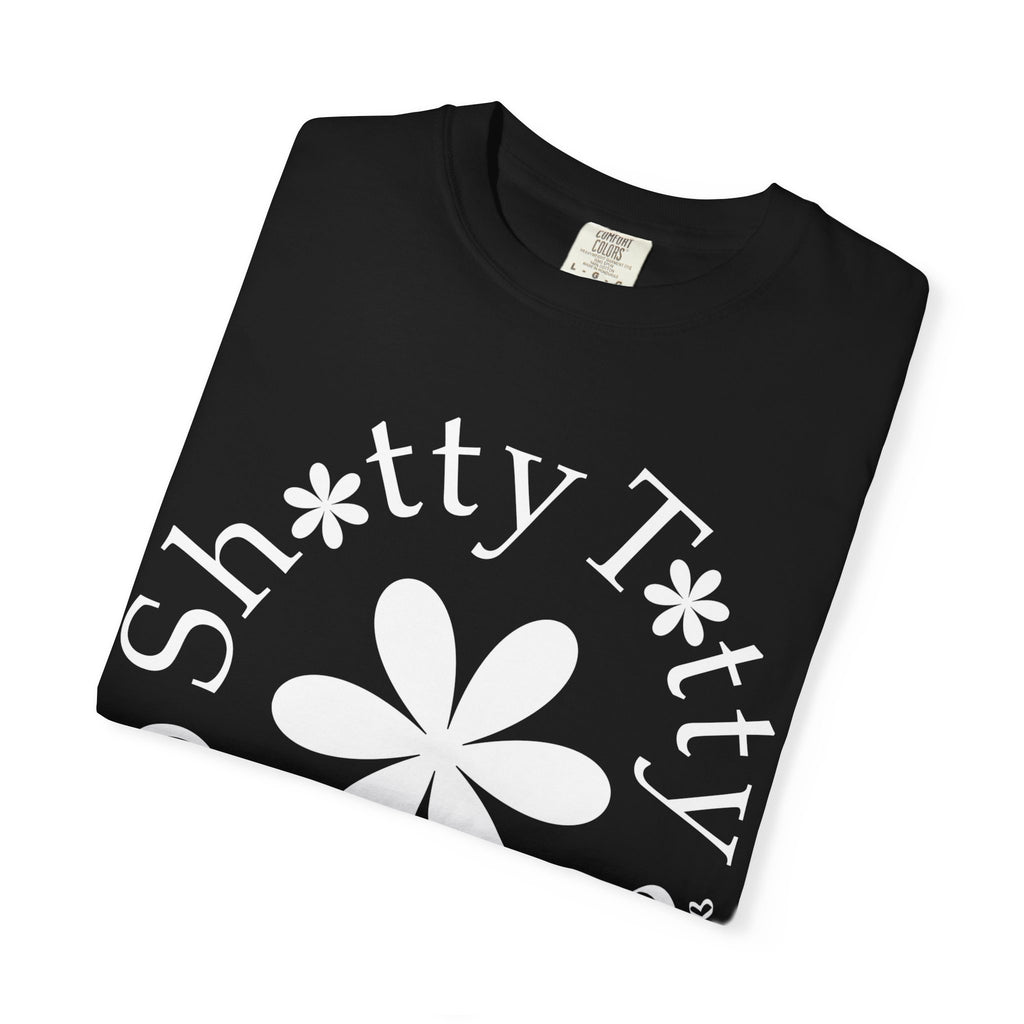 Global Fulfilment - In Ya Face Shitty Titty Tee - White Logo