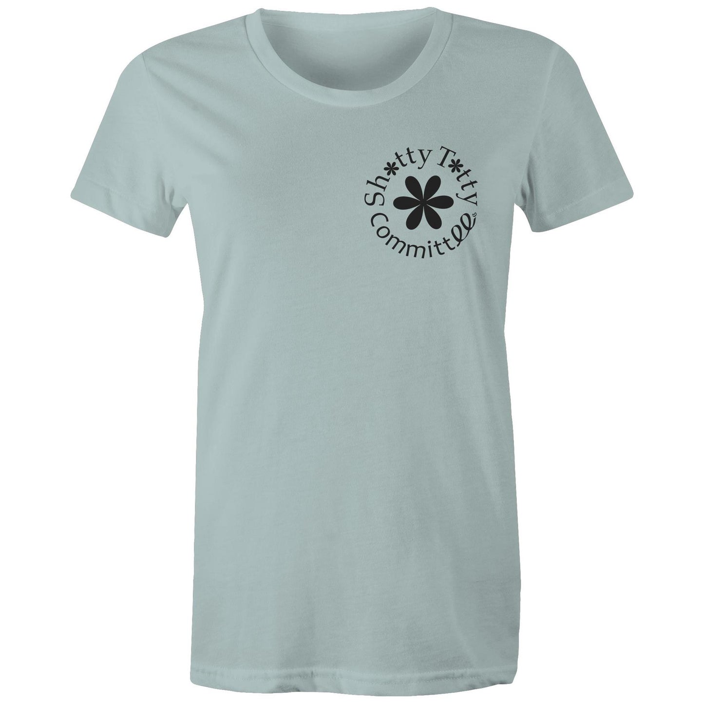 Itty Bitty Titty Tee (Gals Black Logo)
