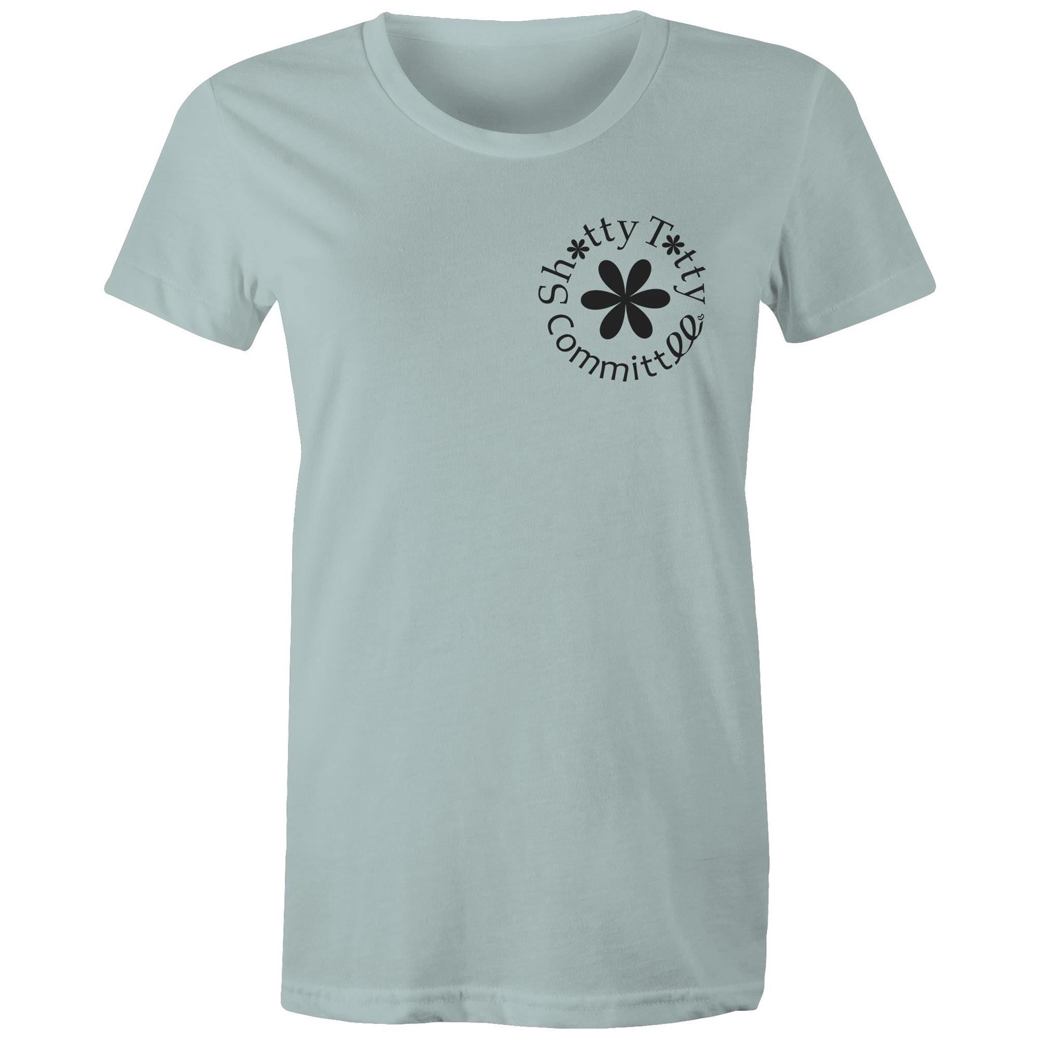 Itty Bitty Titty Tee (Gals Black Logo)