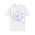 Global Fulfilment - Check Your Boobs T-Shirt — Breast Cancer Awareness Floral Reminder