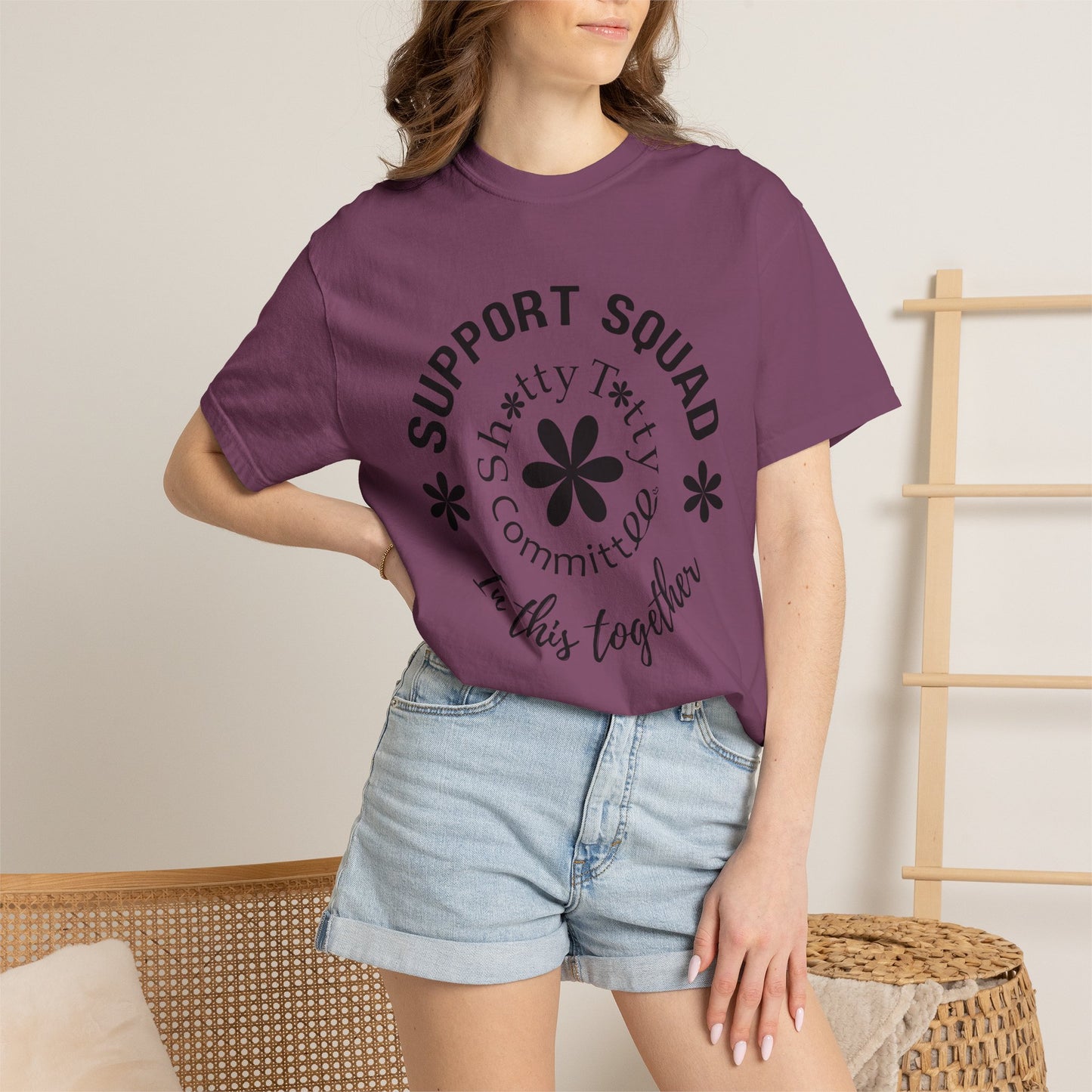 Global Fulfilment - BIG Love Support Squad T-Shirt - Black Logo
