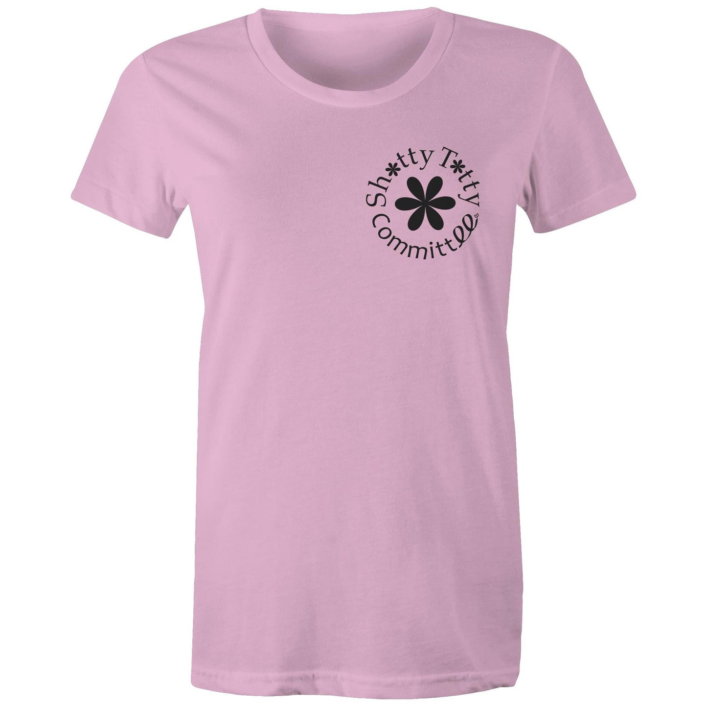 Itty Bitty Titty Tee (Gals Black Logo)