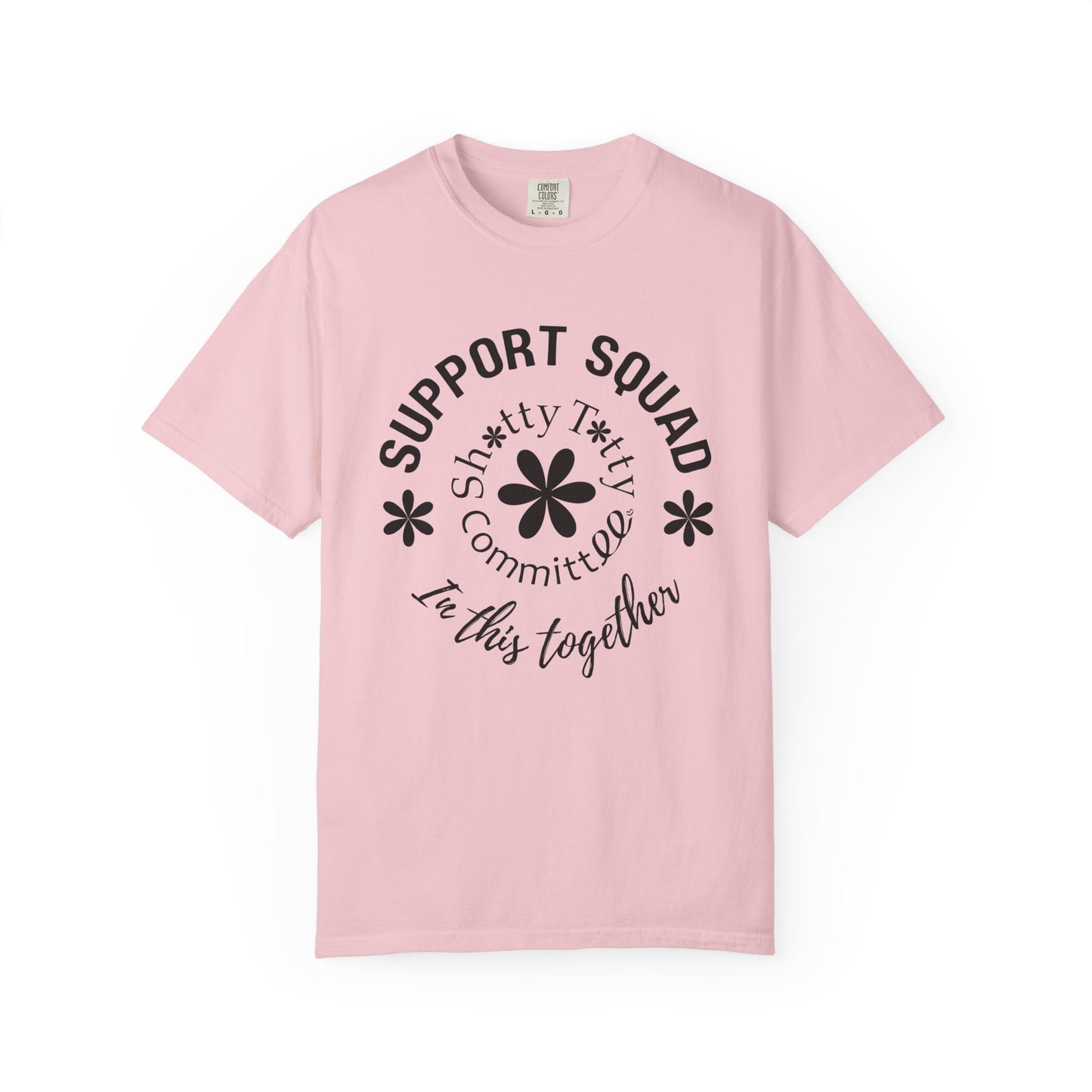 Global Fulfilment - BIG Love Support Squad T-Shirt - Black Logo