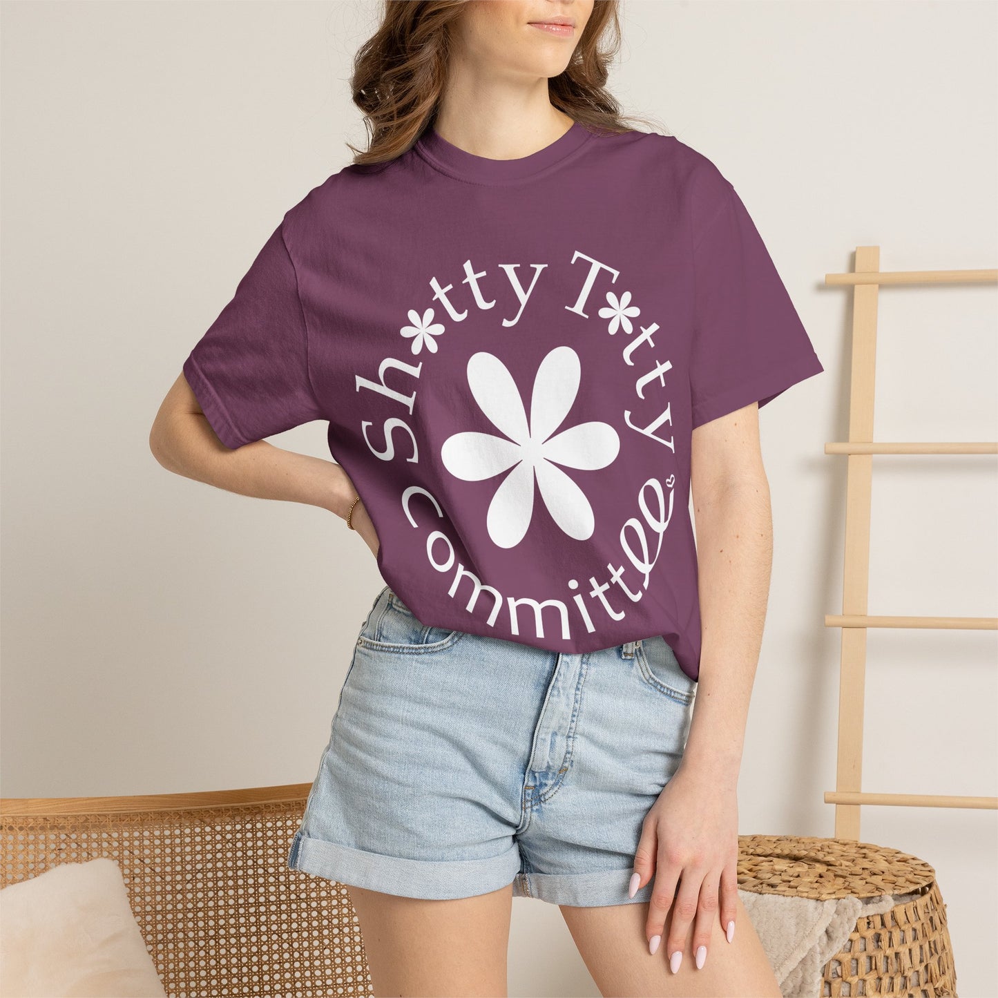 Global Fulfilment - In Ya Face Shitty Titty Tee - White Logo