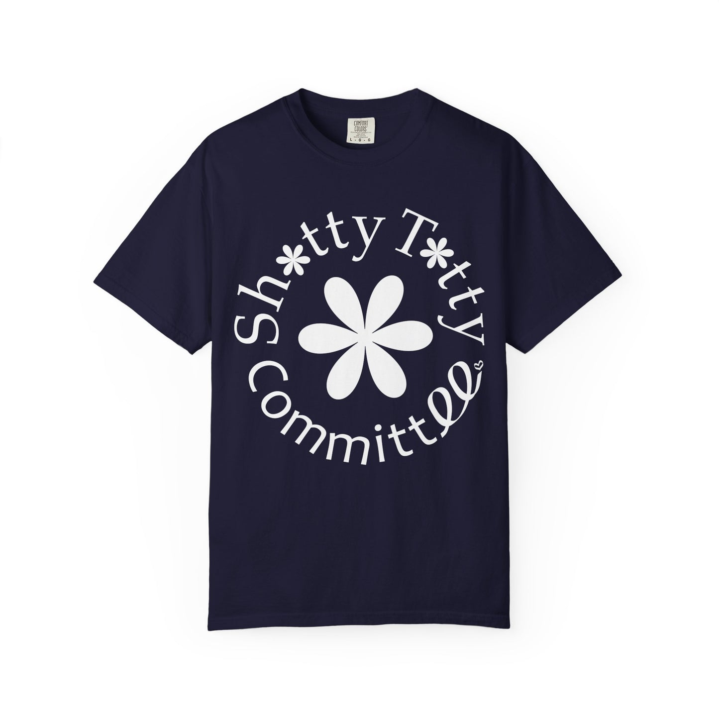Global Fulfilment - In Ya Face Shitty Titty Tee - White Logo