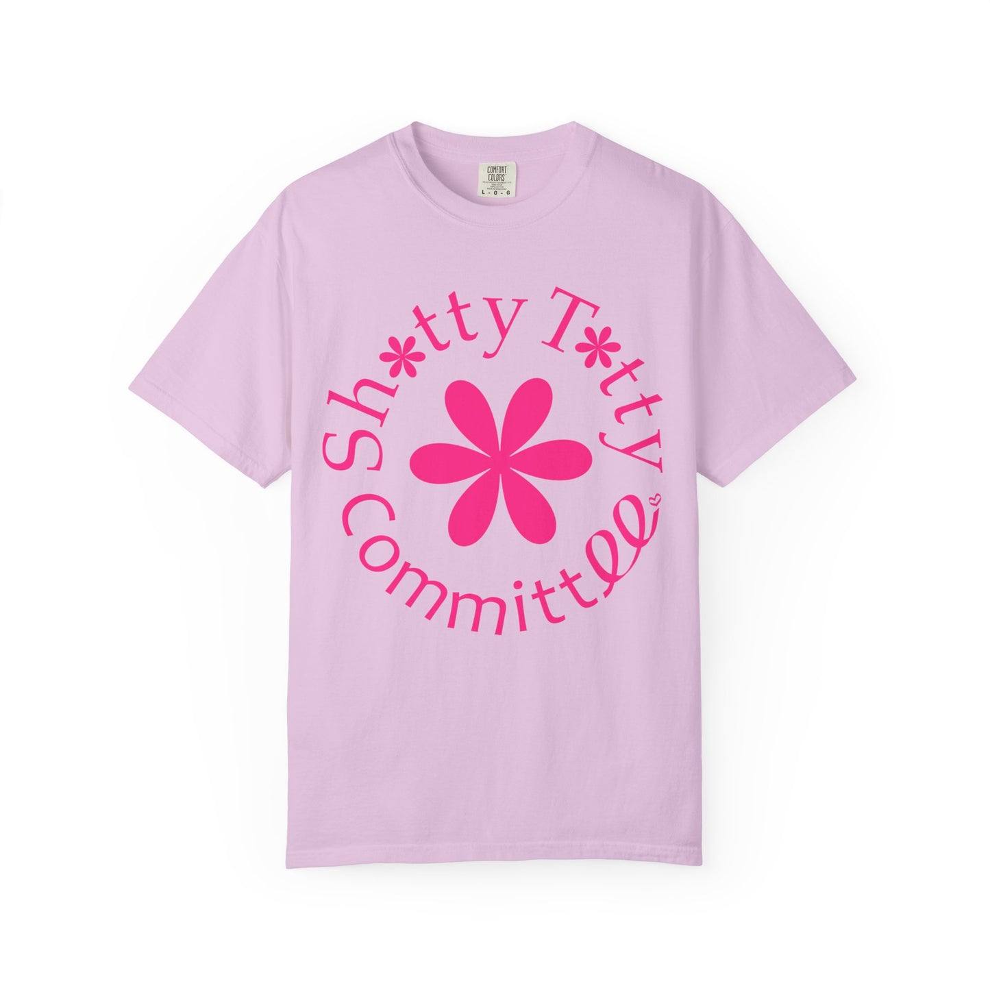 Global Fulfilment - In Ya Face Shitty Titty Tee - Pink Logo