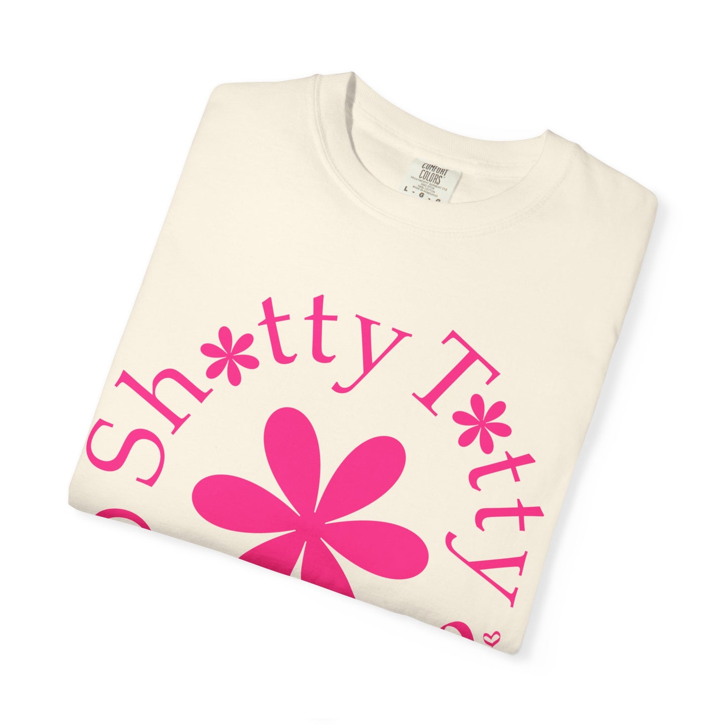 Global Fulfilment - In Ya Face Shitty Titty Tee - Pink Logo