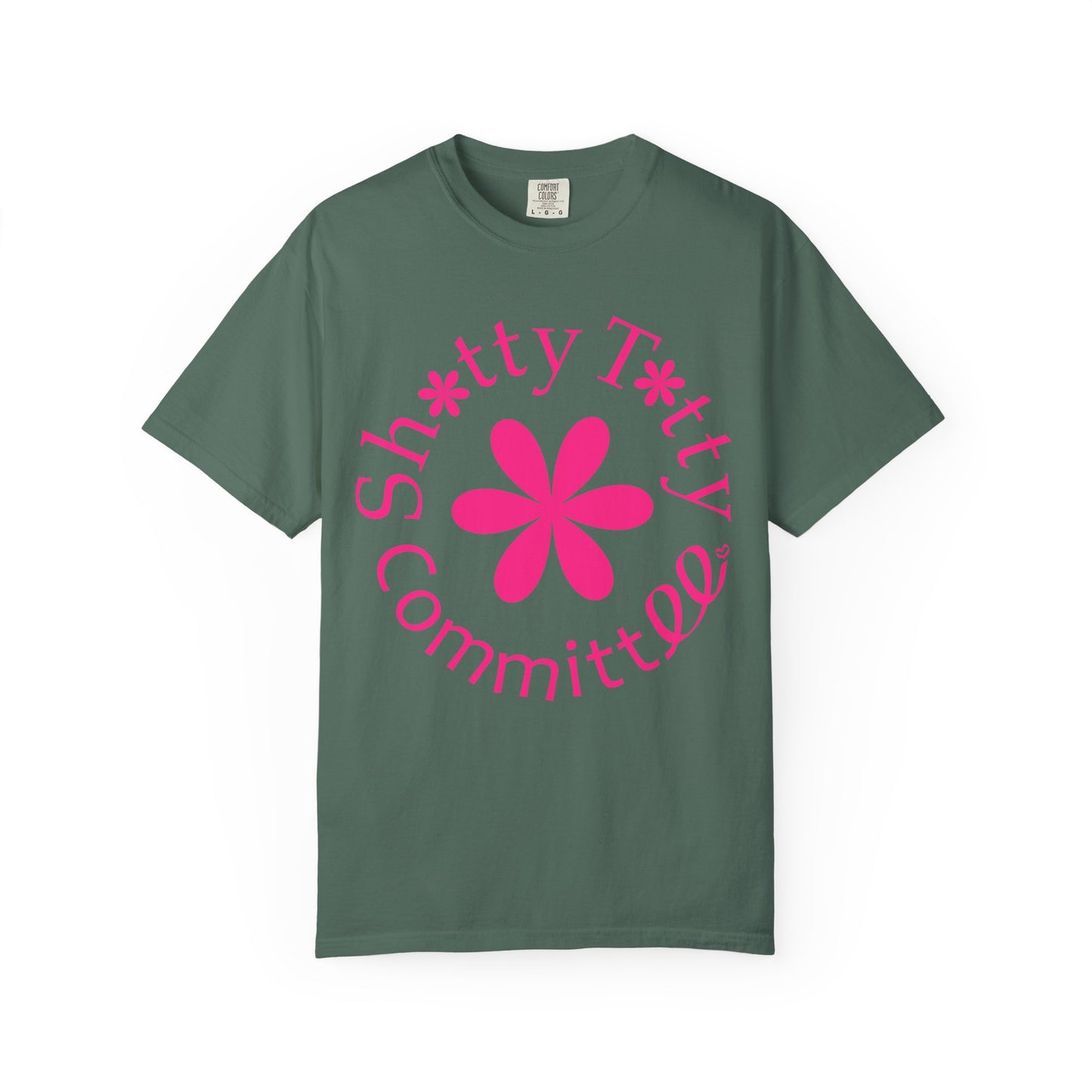Global Fulfilment - In Ya Face Shitty Titty Tee - Pink Logo