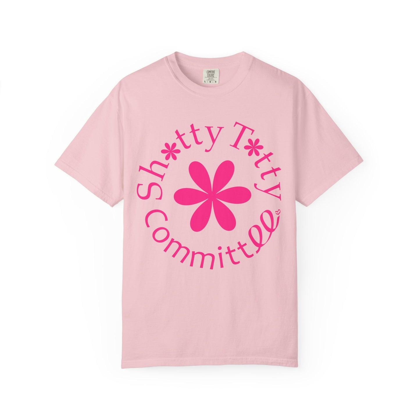 Global Fulfilment - In Ya Face Shitty Titty Tee - Pink Logo