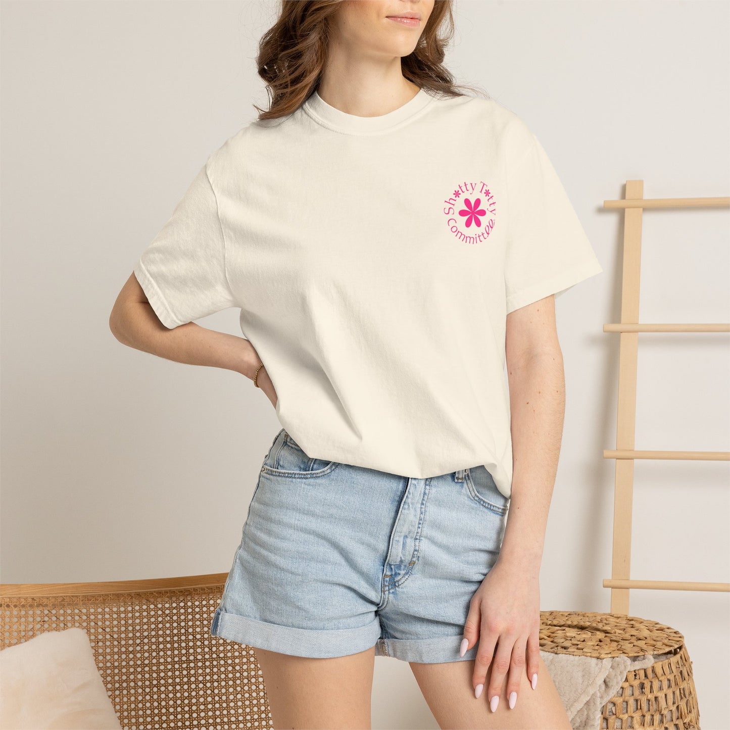 Global Fulfilment - Itty Bitty Shitty Titty Tee - Pink Logo