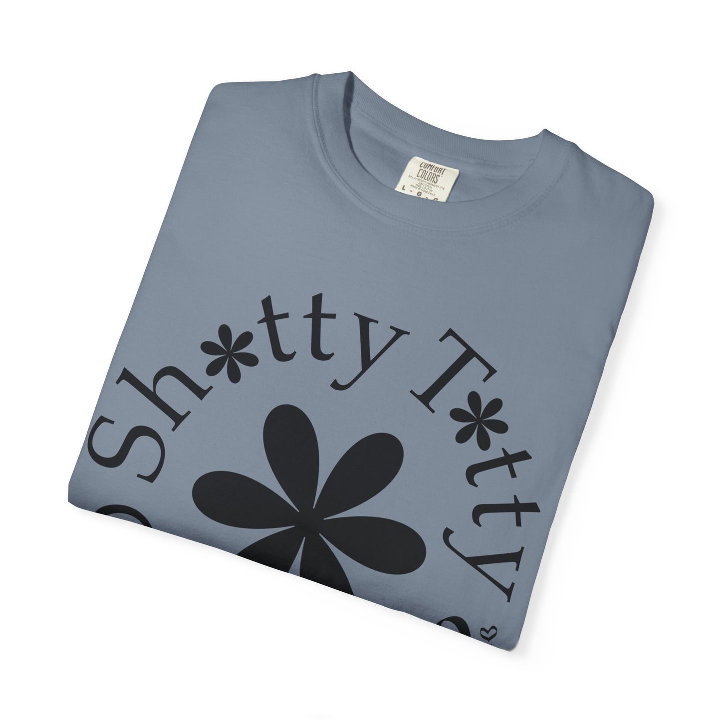 Global Fulfilment - Shitty Titty In Ya Face Tee - Black Logo