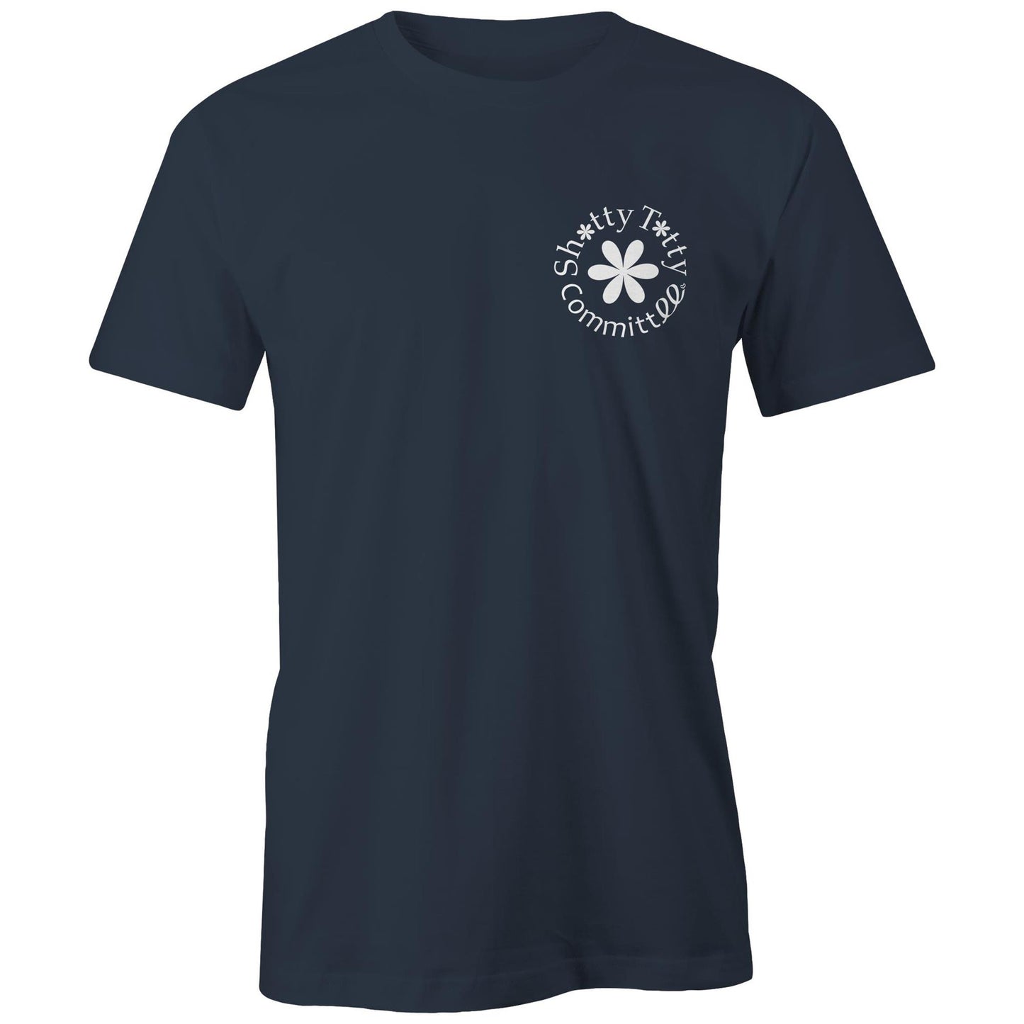 Men get Shitty Titties too (white logo)