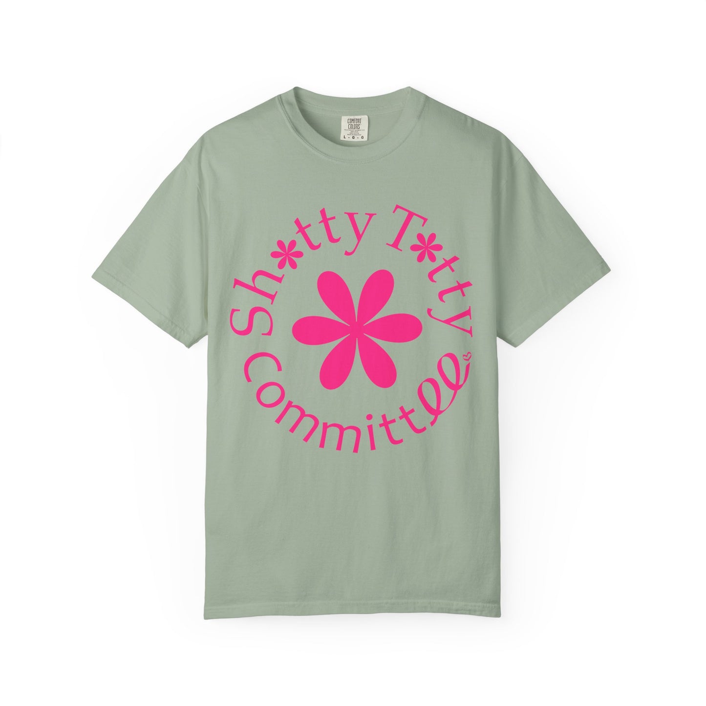 Global Fulfilment - In Ya Face Shitty Titty Tee - Pink Logo