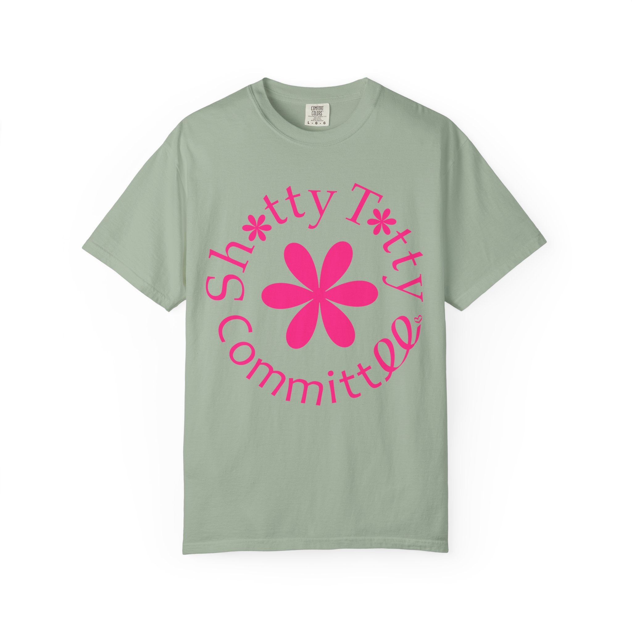 Global Fulfilment - In Ya Face Shitty Titty Tee - Pink Logo