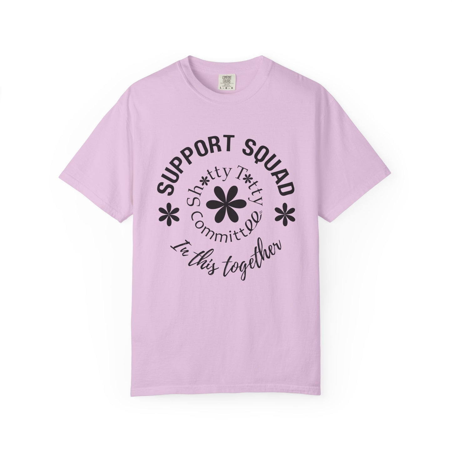 Global Fulfilment - BIG Love Support Squad T-Shirt - Black Logo