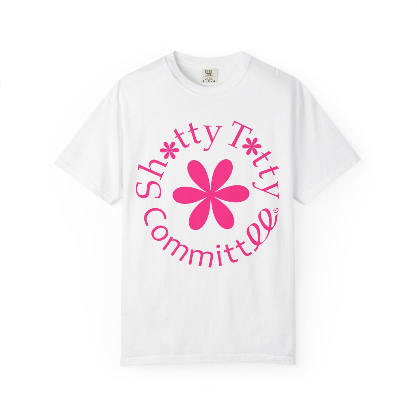 Global Fulfilment - In Ya Face Shitty Titty Tee - Pink Logo