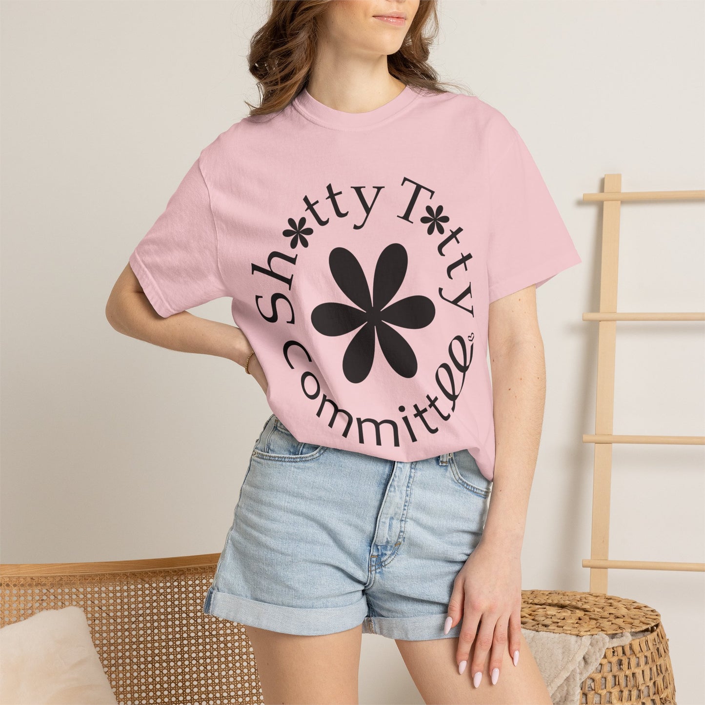 Global Fulfilment - Shitty Titty In Ya Face Tee - Black Logo