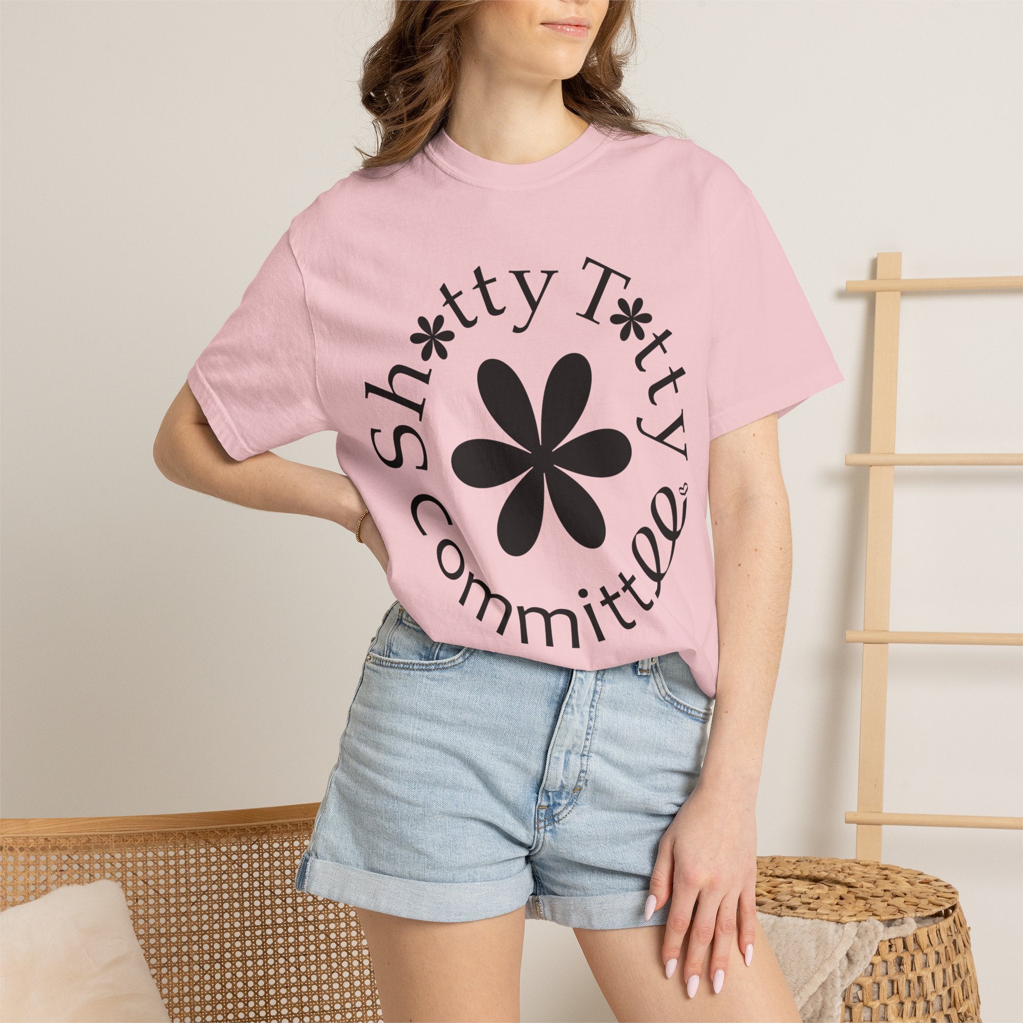 Global Fulfilment - Shitty Titty In Ya Face Tee - Black Logo
