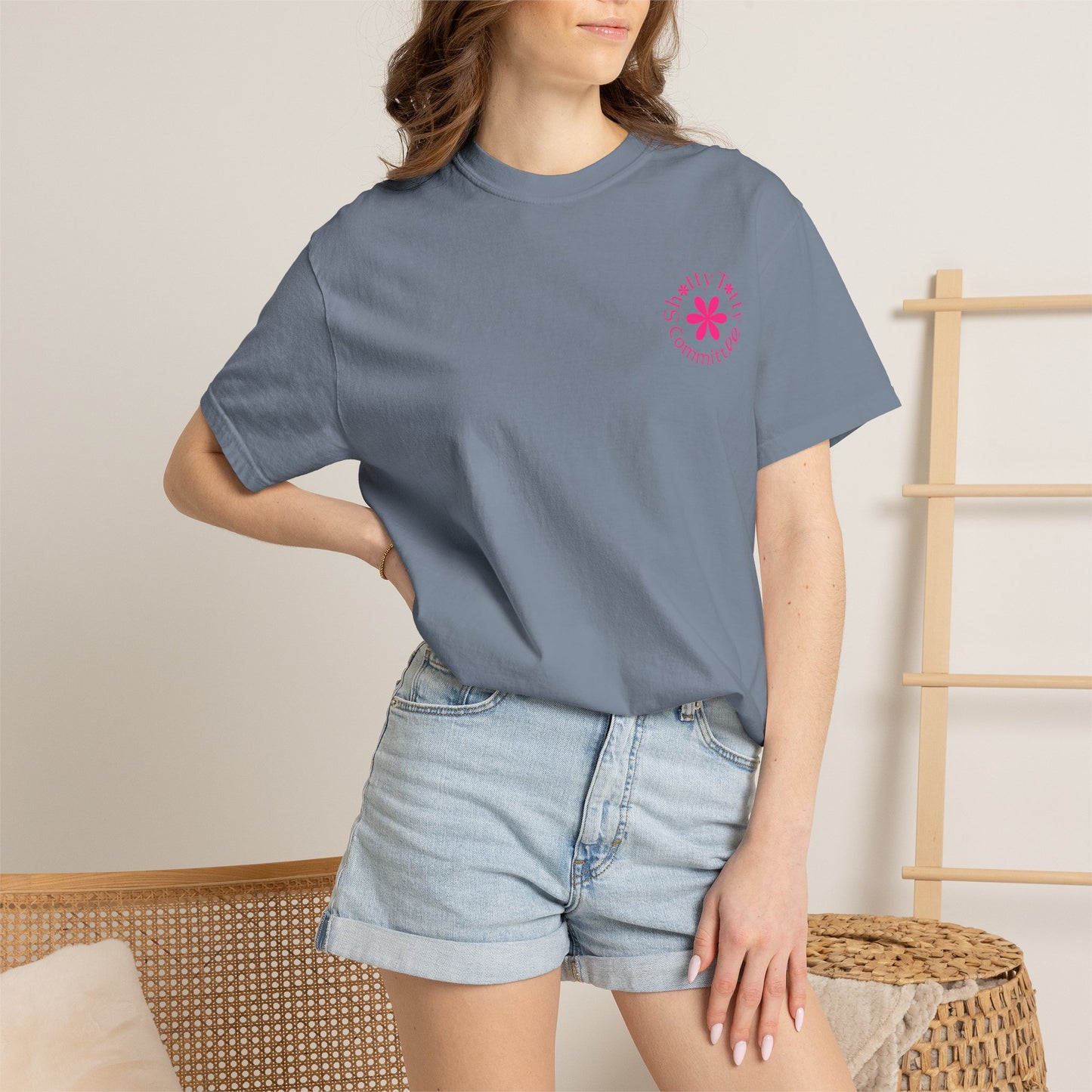 Global Fulfilment - Itty Bitty Shitty Titty Tee - Pink Logo