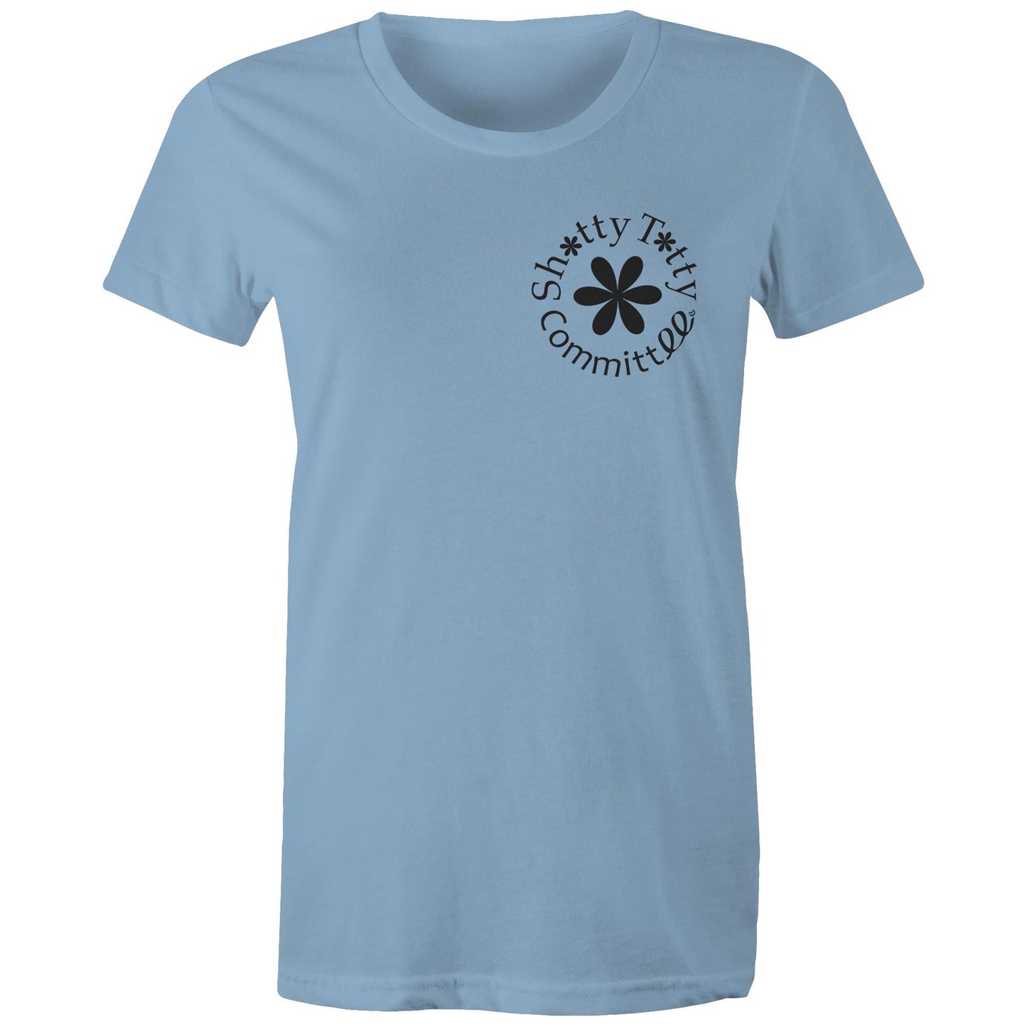 Itty Bitty Titty Tee (Gals Black Logo)