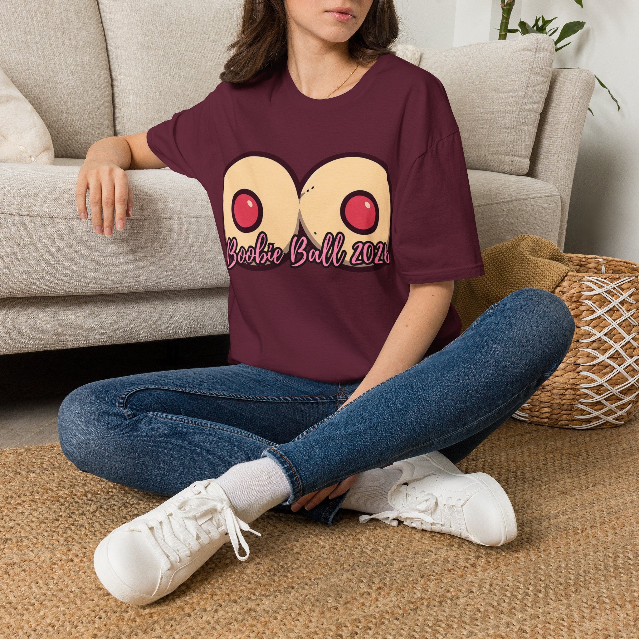 Inflatable Boobs - Boobie Ball Tee
