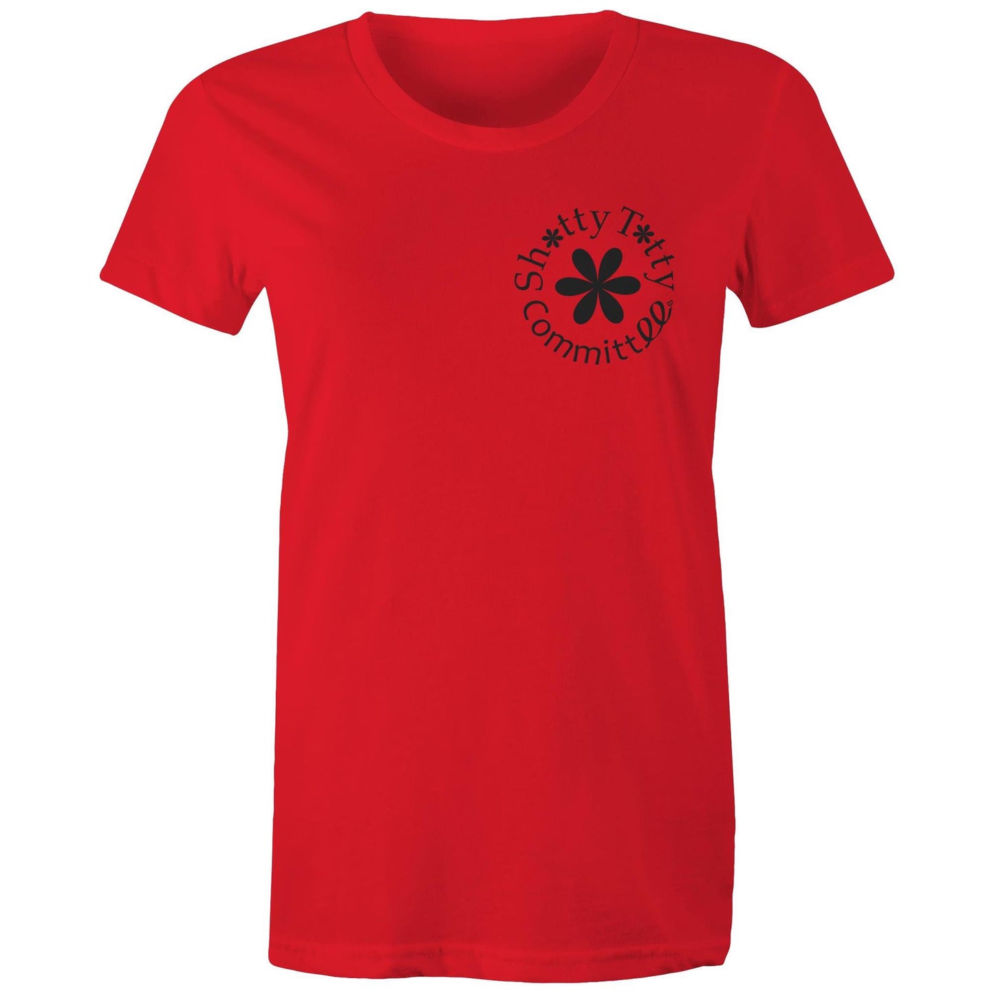 Itty Bitty Titty Tee (Gals Black Logo)