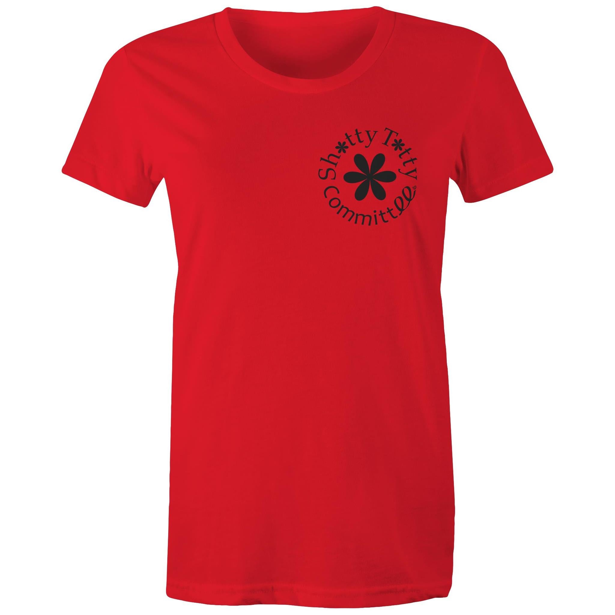 Itty Bitty Titty Tee (Gals Black Logo)