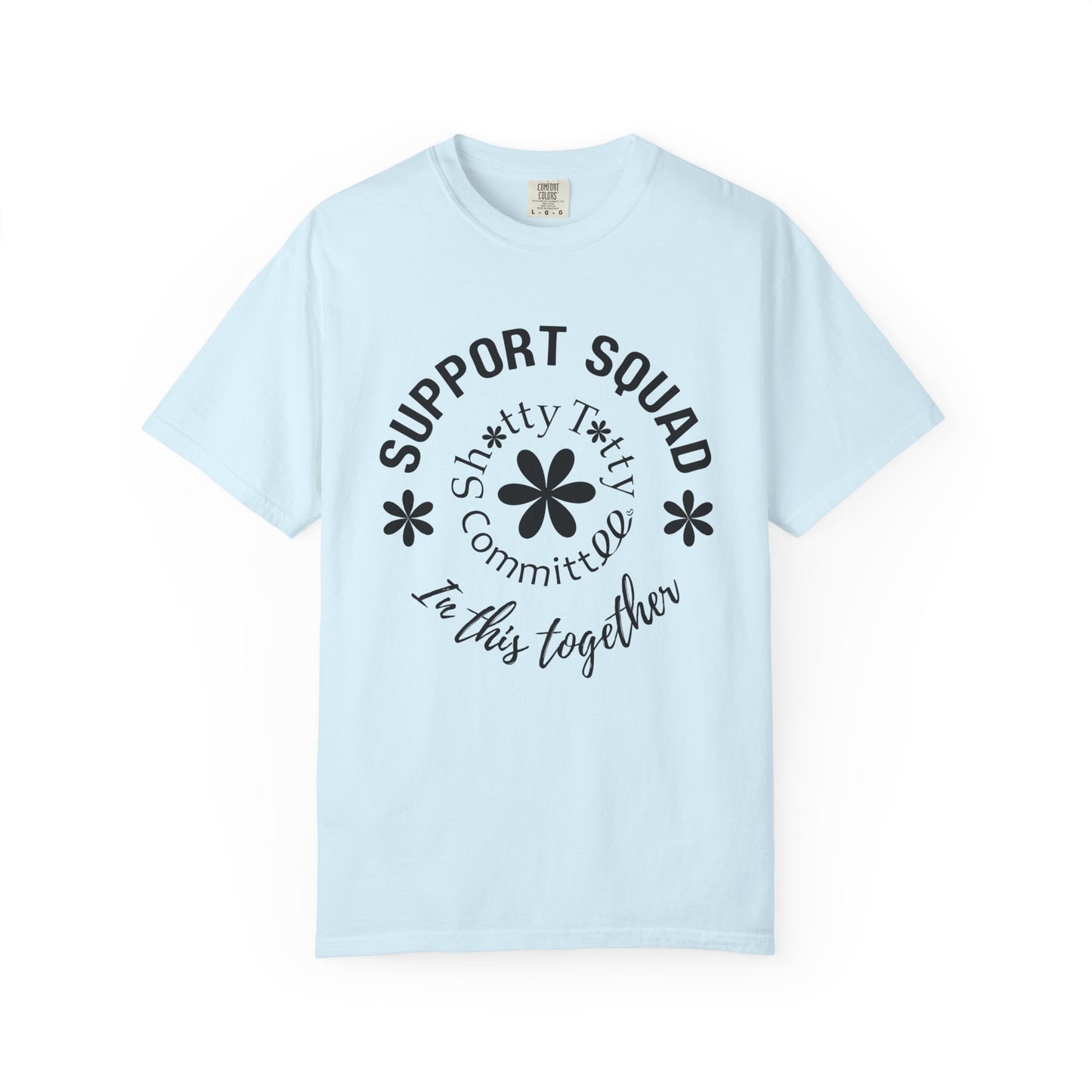 Global Fulfilment - BIG Love Support Squad T-Shirt - Black Logo