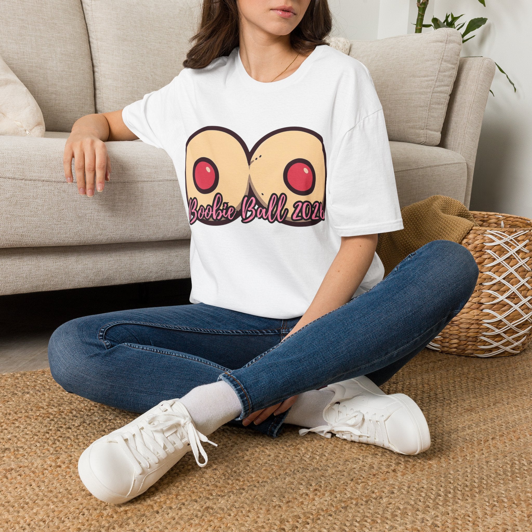 Inflatable Boobs - Boobie Ball Tee