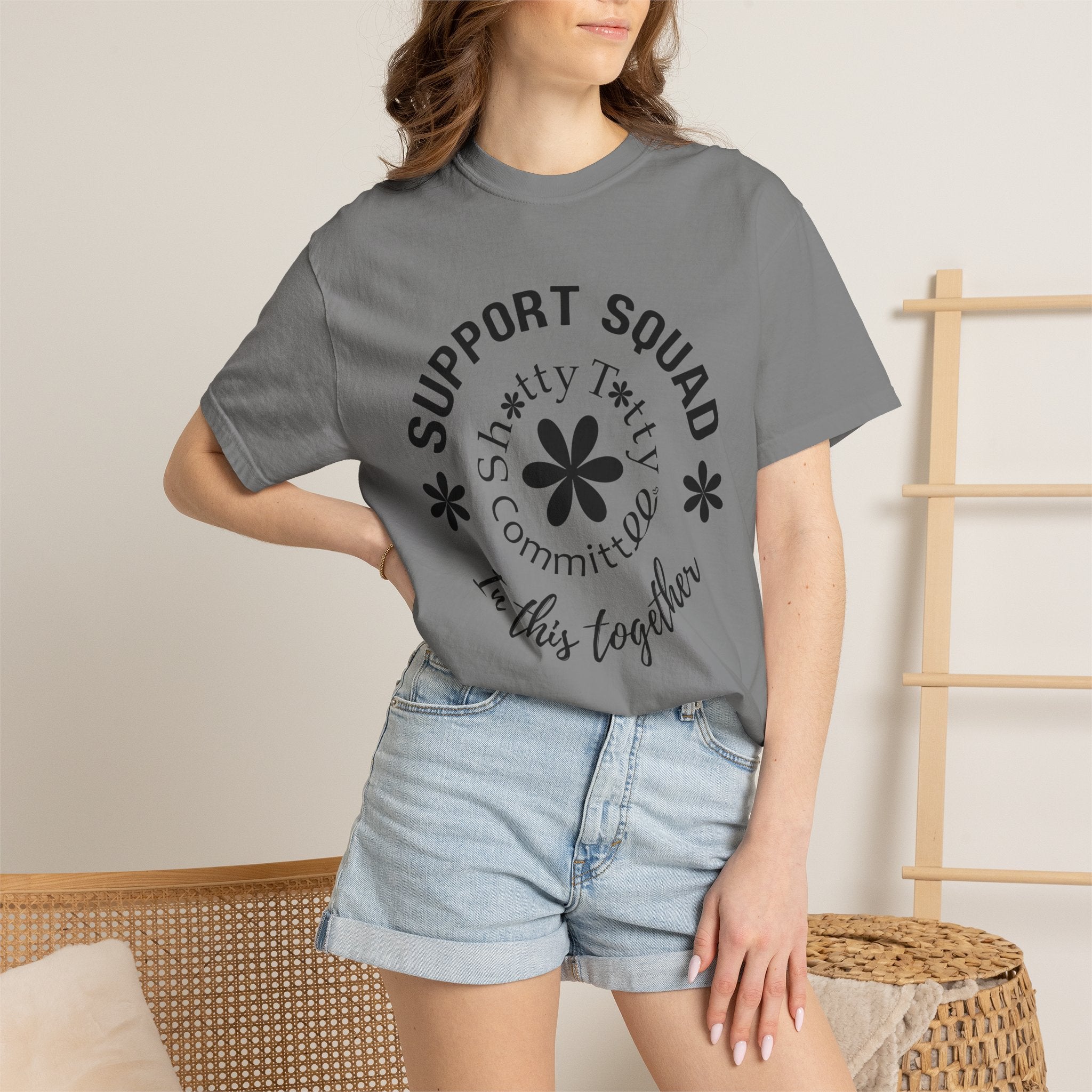 Global Fulfilment - BIG Love Support Squad T-Shirt - Black Logo