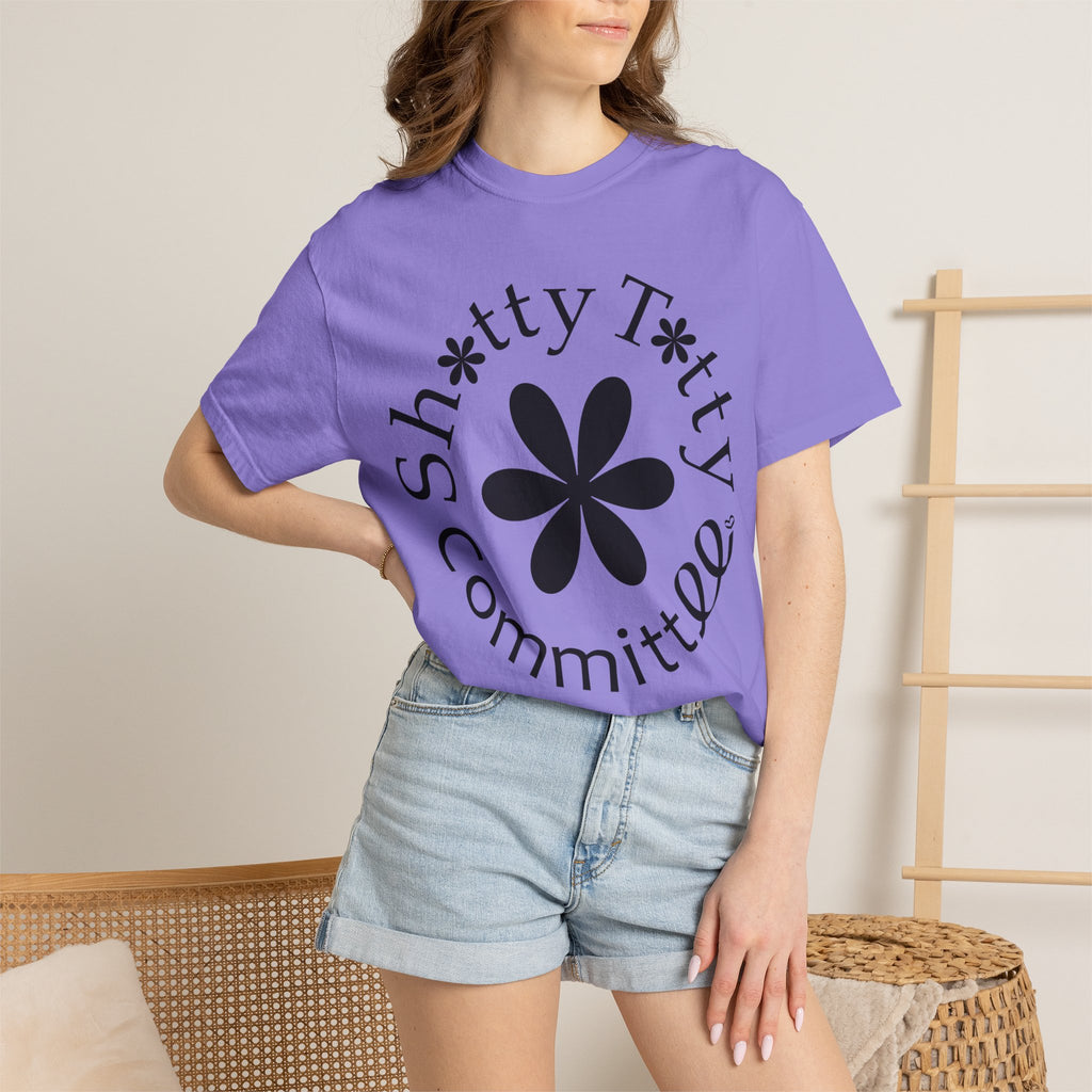 Global Fulfilment - Shitty Titty In Ya Face Tee - Black Logo