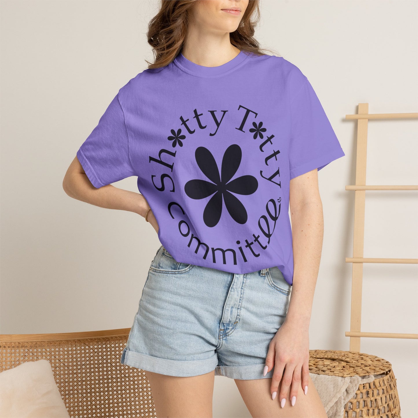 Global Fulfilment - Shitty Titty In Ya Face Tee - Black Logo