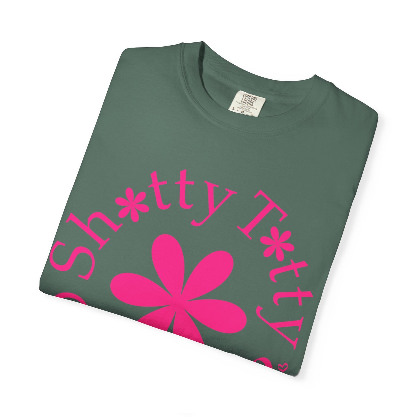 Global Fulfilment - In Ya Face Shitty Titty Tee - Pink Logo