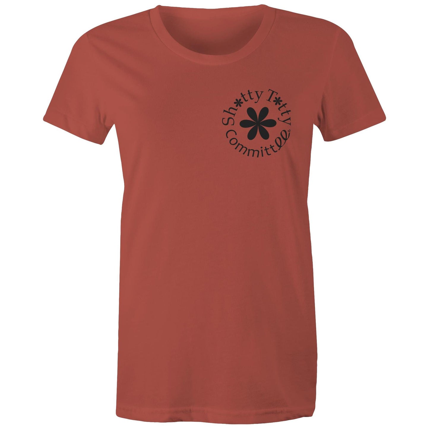 Itty Bitty Titty Tee (Gals Black Logo)